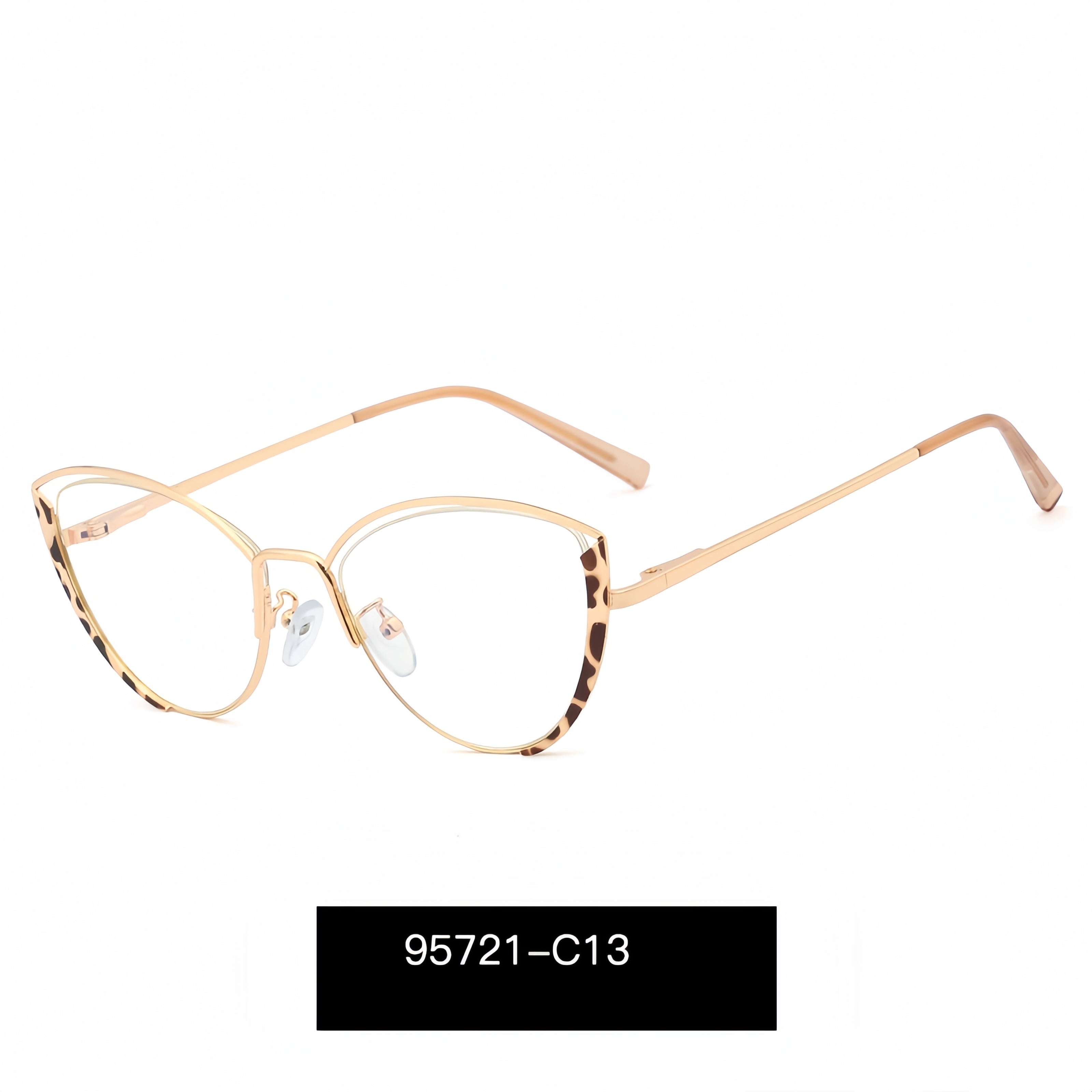 Women's Cat-Eye Metal Glasses Frames