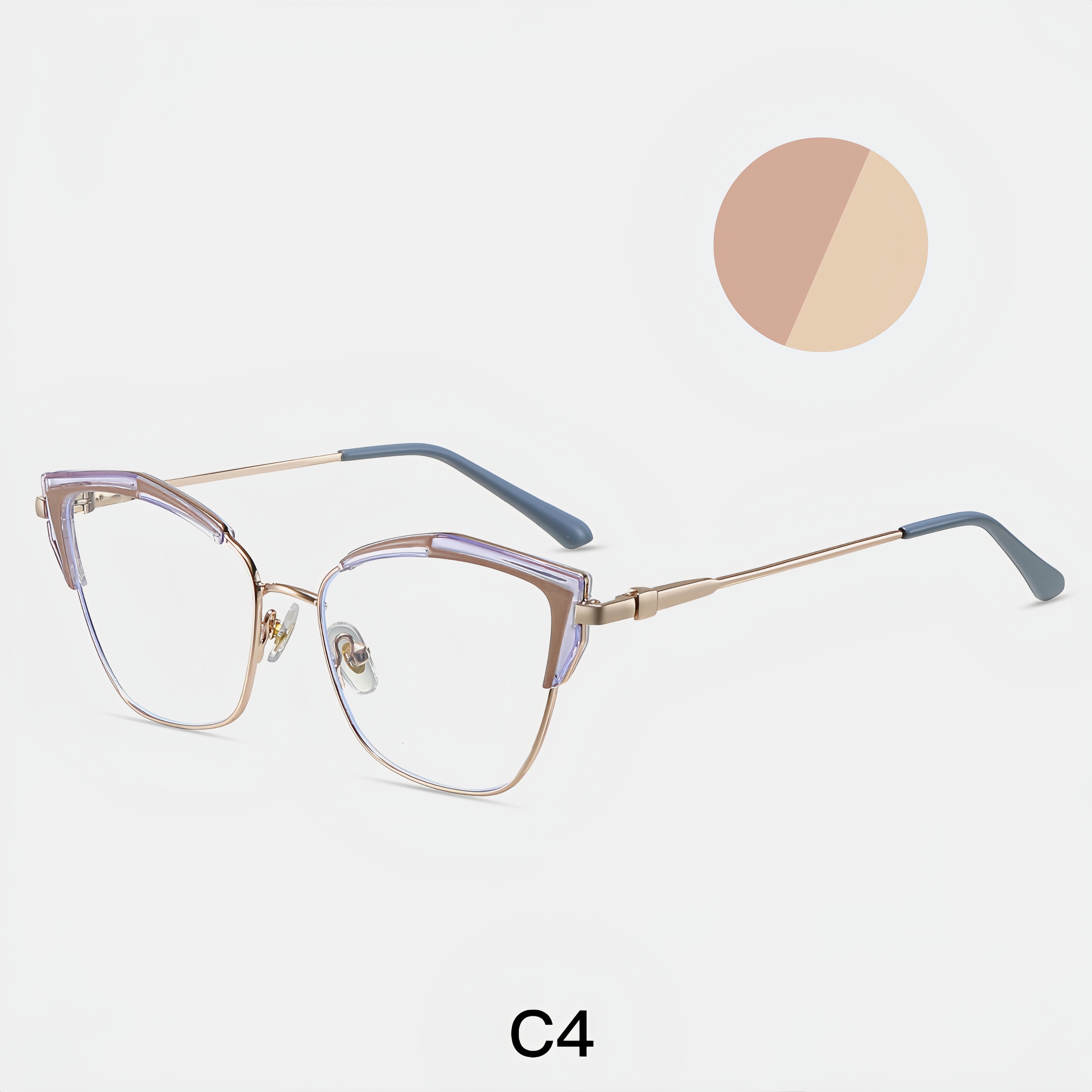 TR90 Metal Butterfly Glasses Frame
