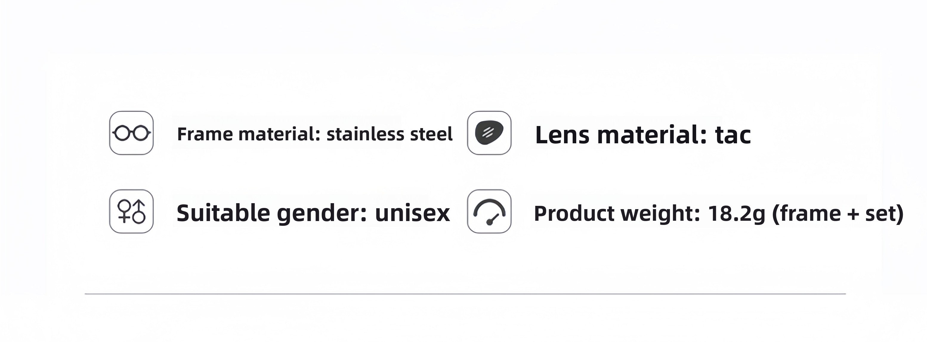 Unisex Magnetic RX Frame with Clip-On Sunglasses