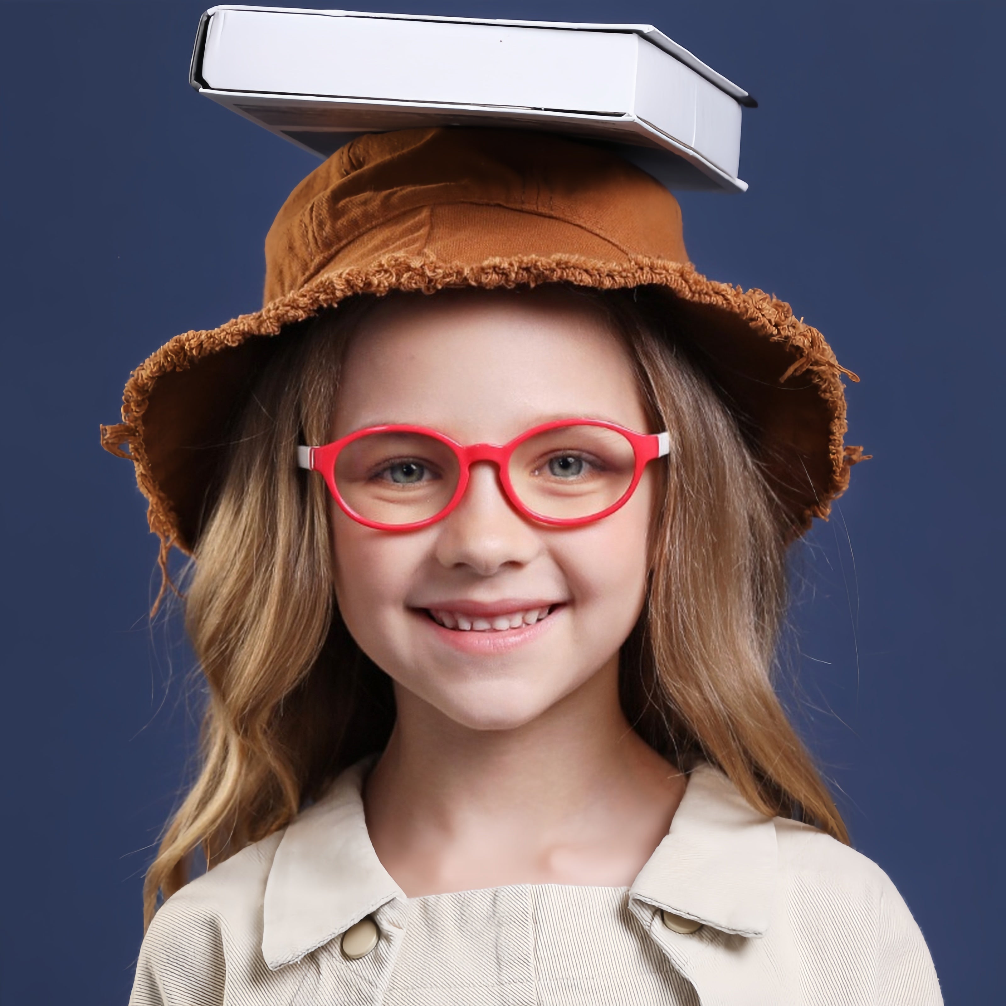 Fashionable kids' casual myopia eyeglass frames
