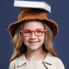 Fashionable kids' casual myopia eyeglass frames