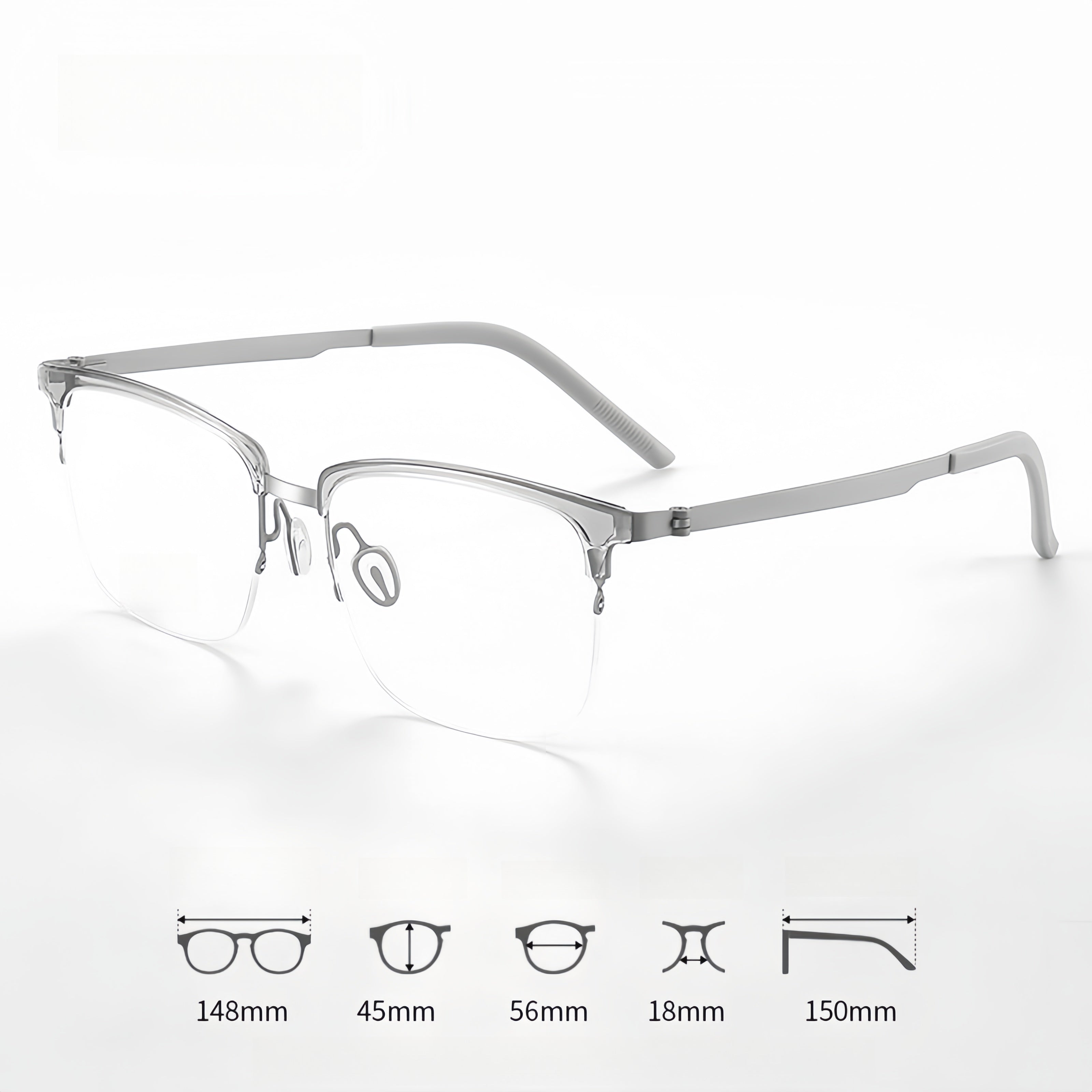 Men's Pure Titanium Glasses Frame