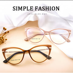 TR90 Cat-Eye Prescription Eyeglass Frames