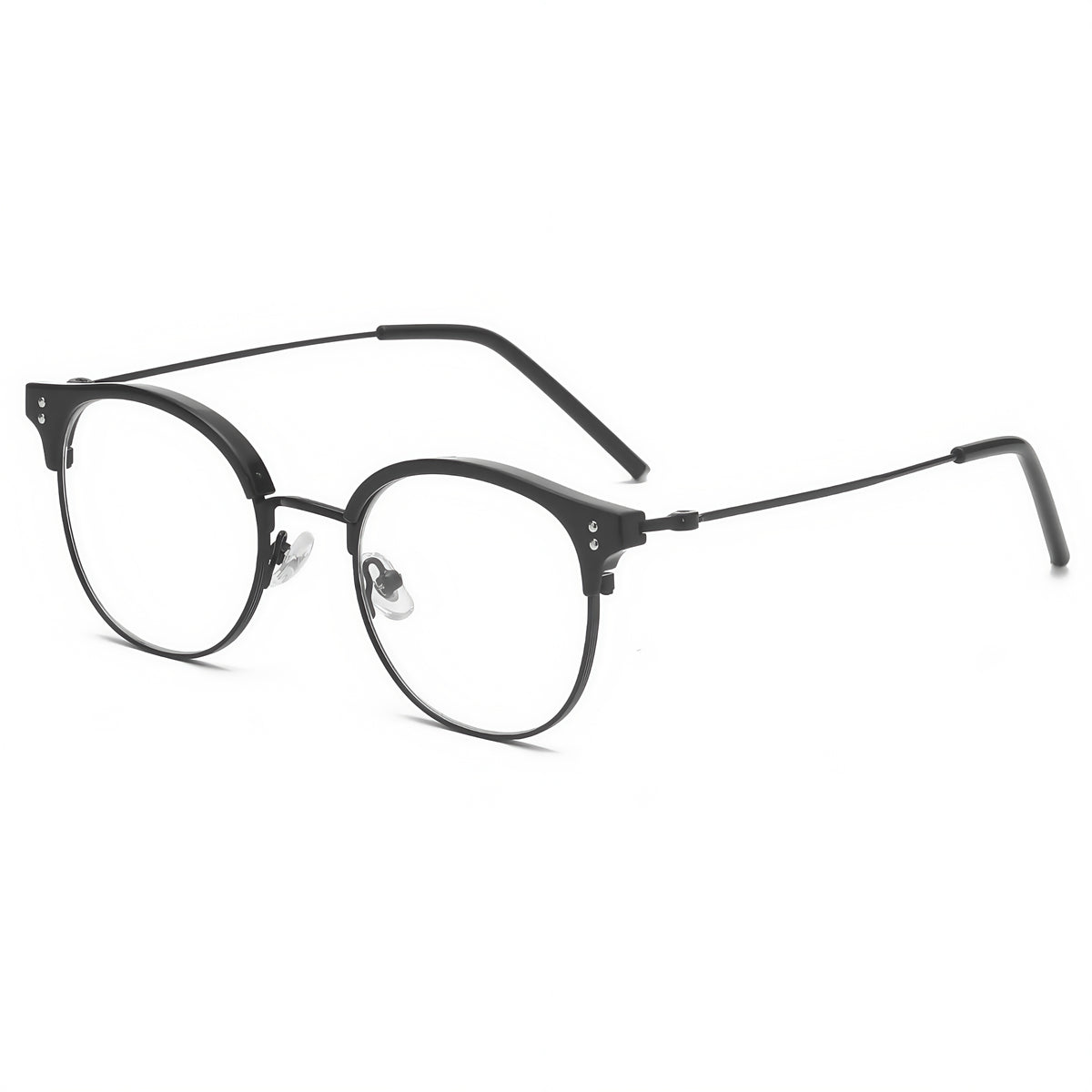 Unisex Browline Prescription Glasses Frames