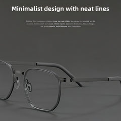 Men's Pure Titanium Retro Glasses Frame