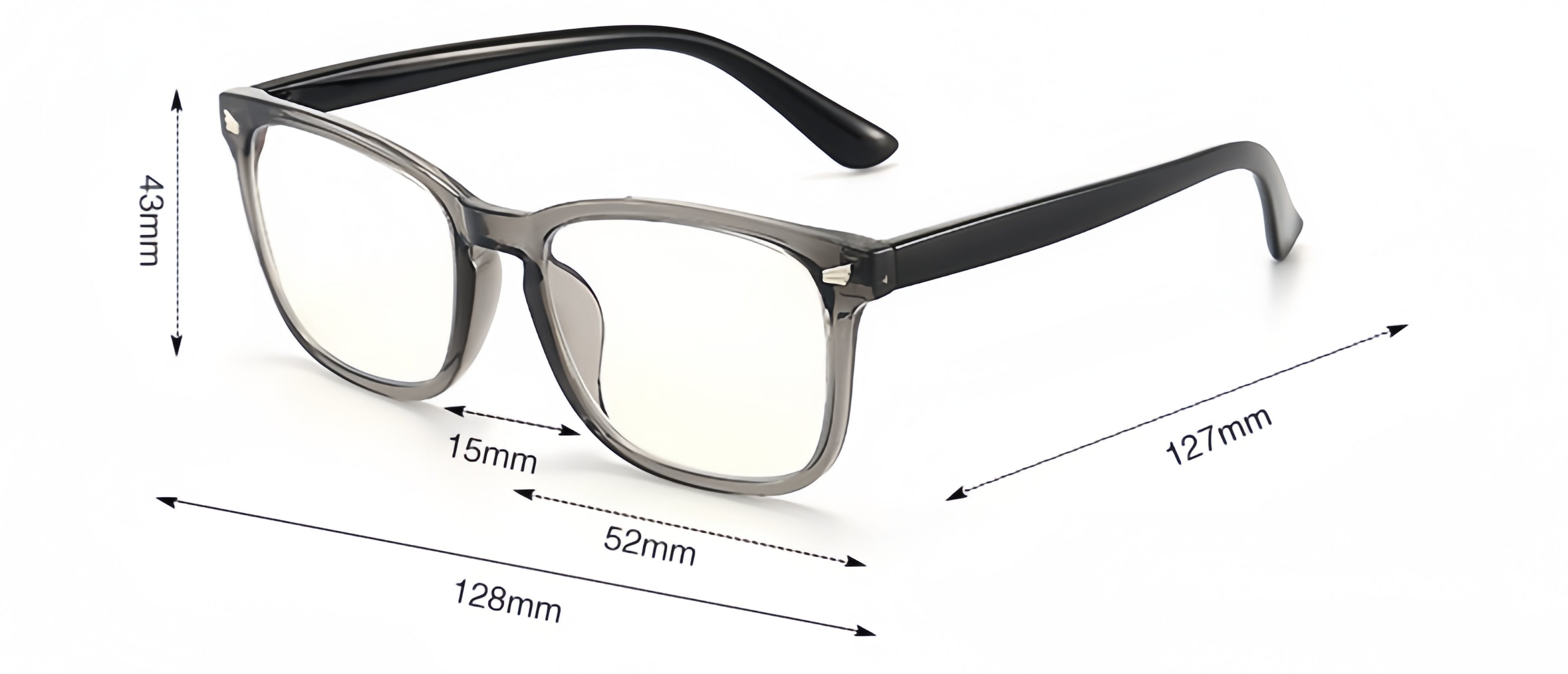 Kids' TR90 Transparent Eyeglass Frames