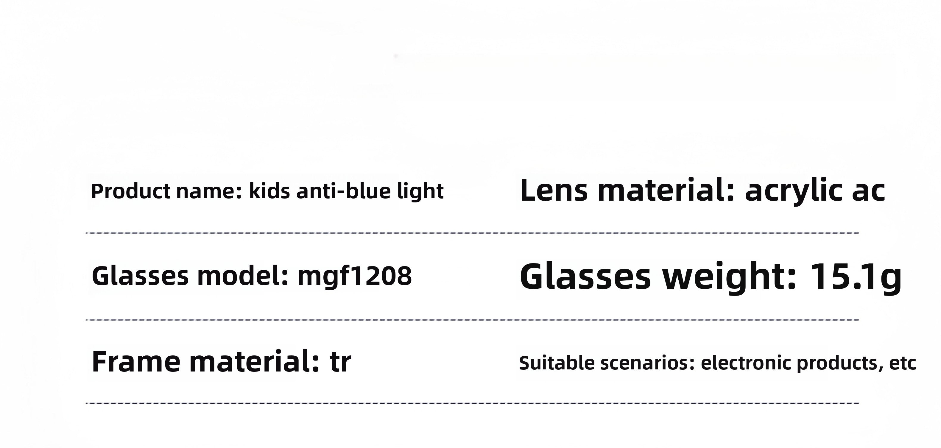 Kids' TR90 Round Frame Prescription Eyeglass Frames