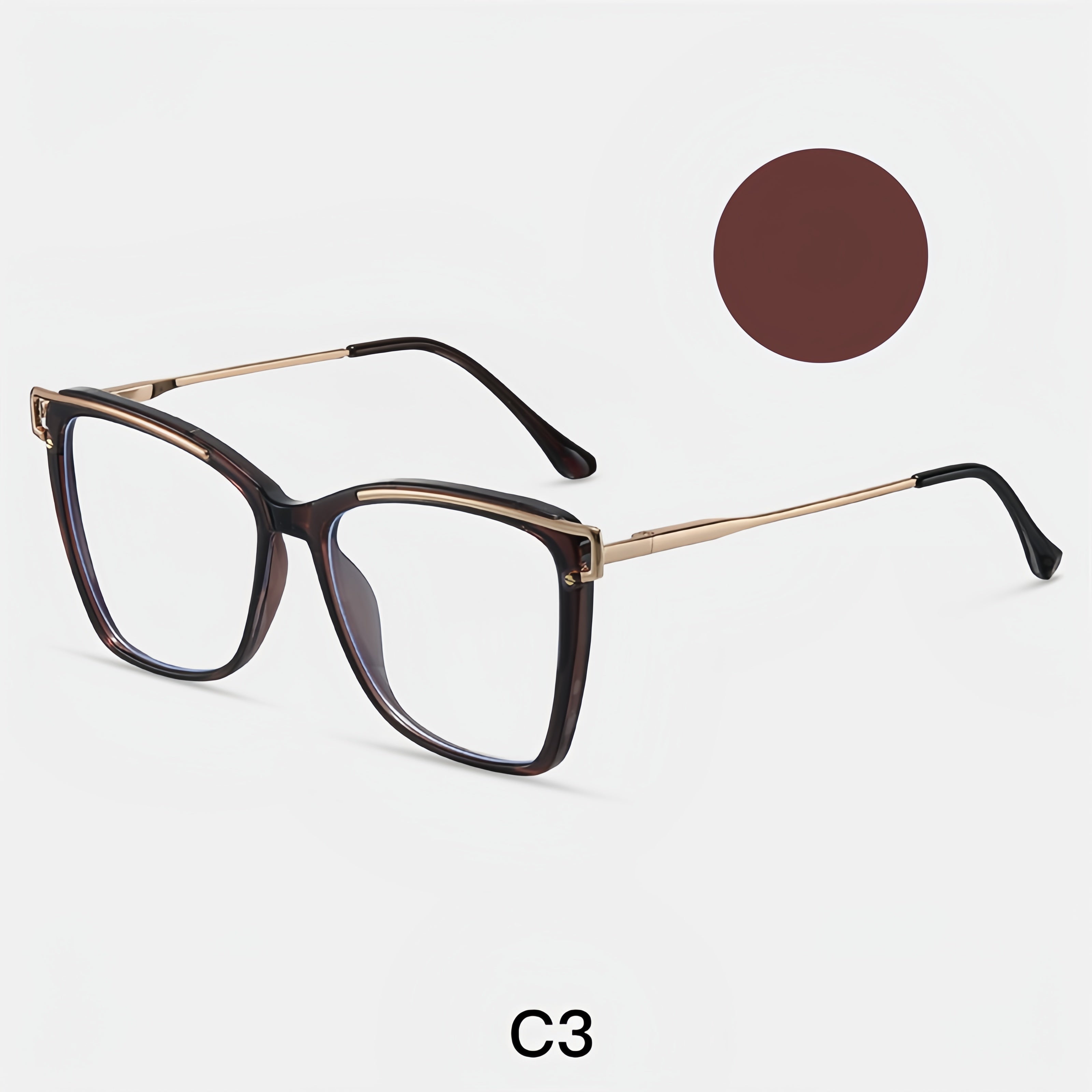 Women's TR90+ Metal Eyeglass Frame