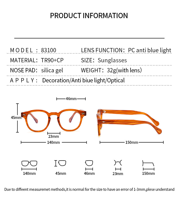 Men's TR90 Ultra-Light Glasses Frame