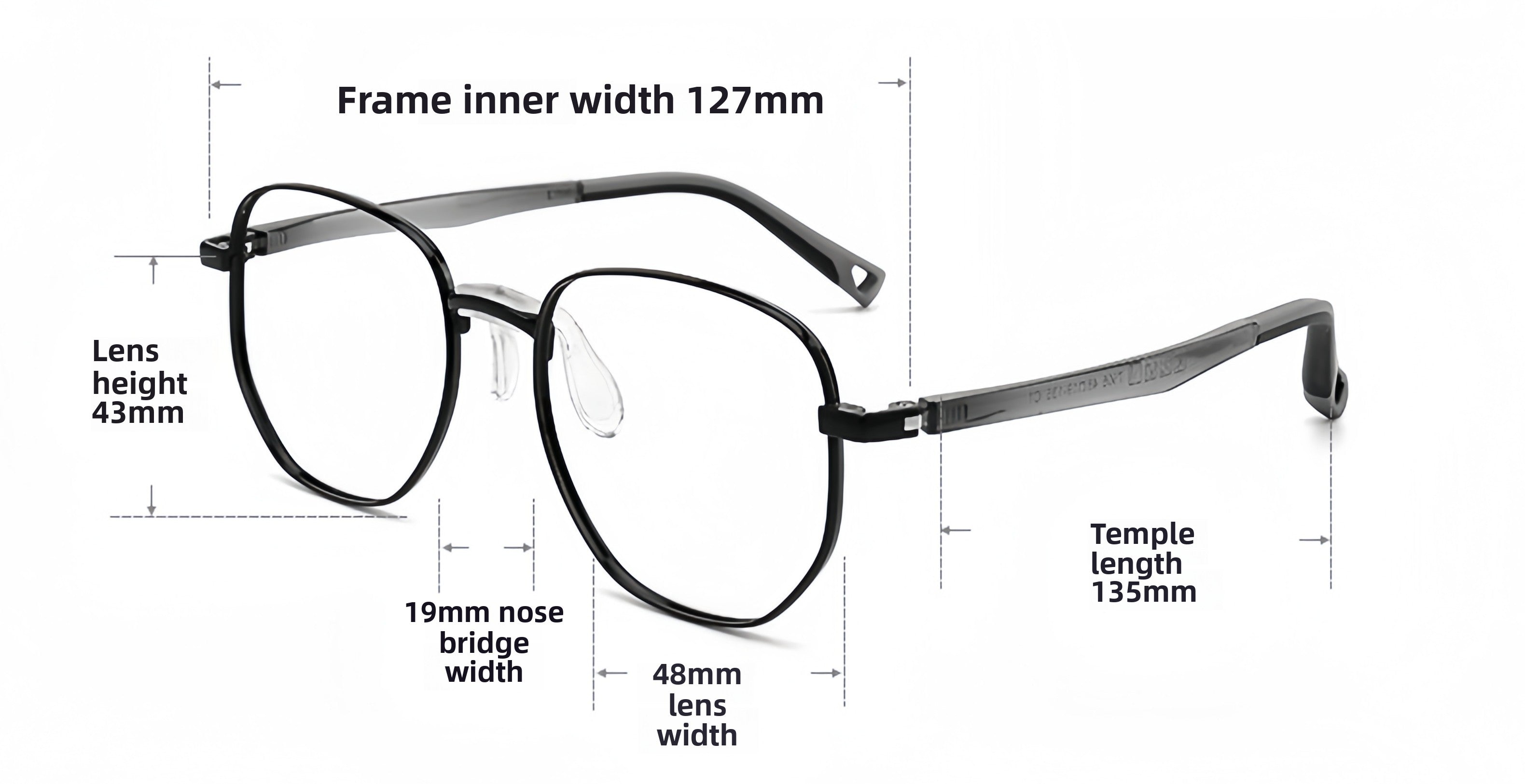 Kids' Prescription Glasses Frame with Growth Adaptability