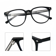TR90 Frame with Acetate Temple Large Vision Glasses