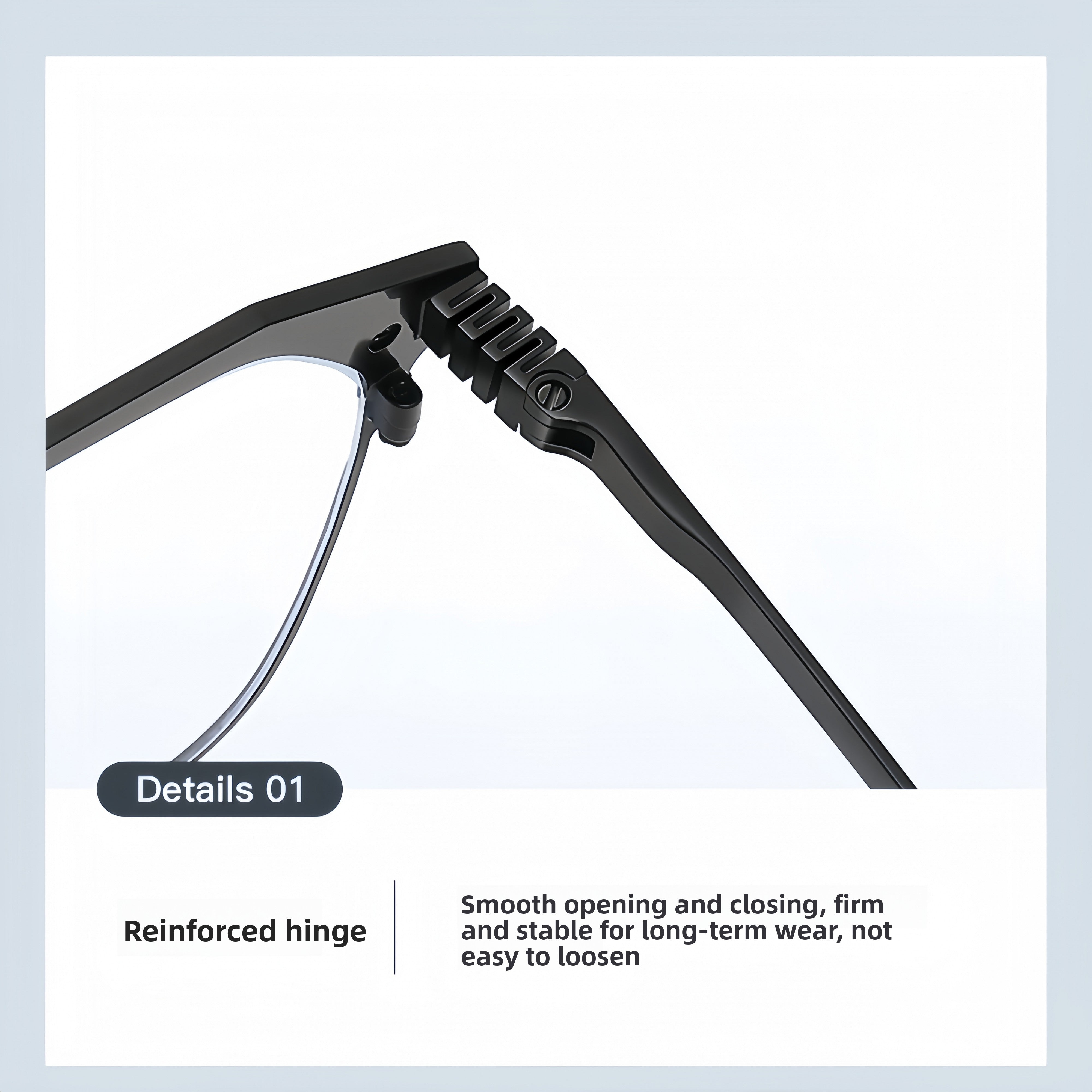 Men's Magnetic Clip-On Sunglasses + Prescription Glasses Frame