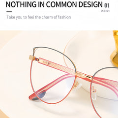 Metal Cat-Eye Prescription-Ready Optical Frames