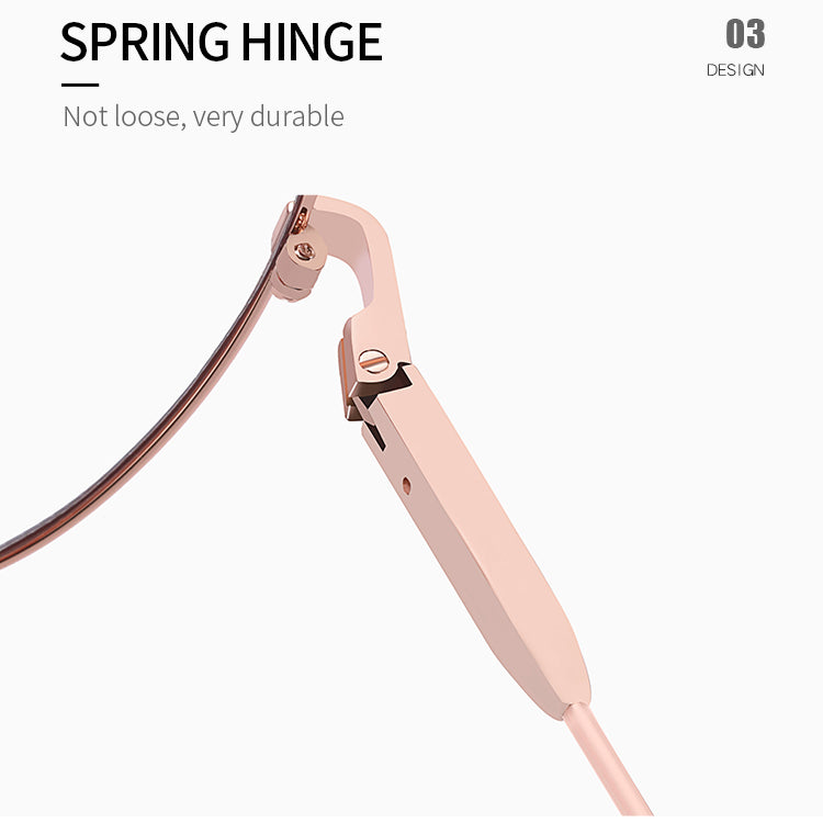 Women's Metal Cat-Eye Glasses Frames