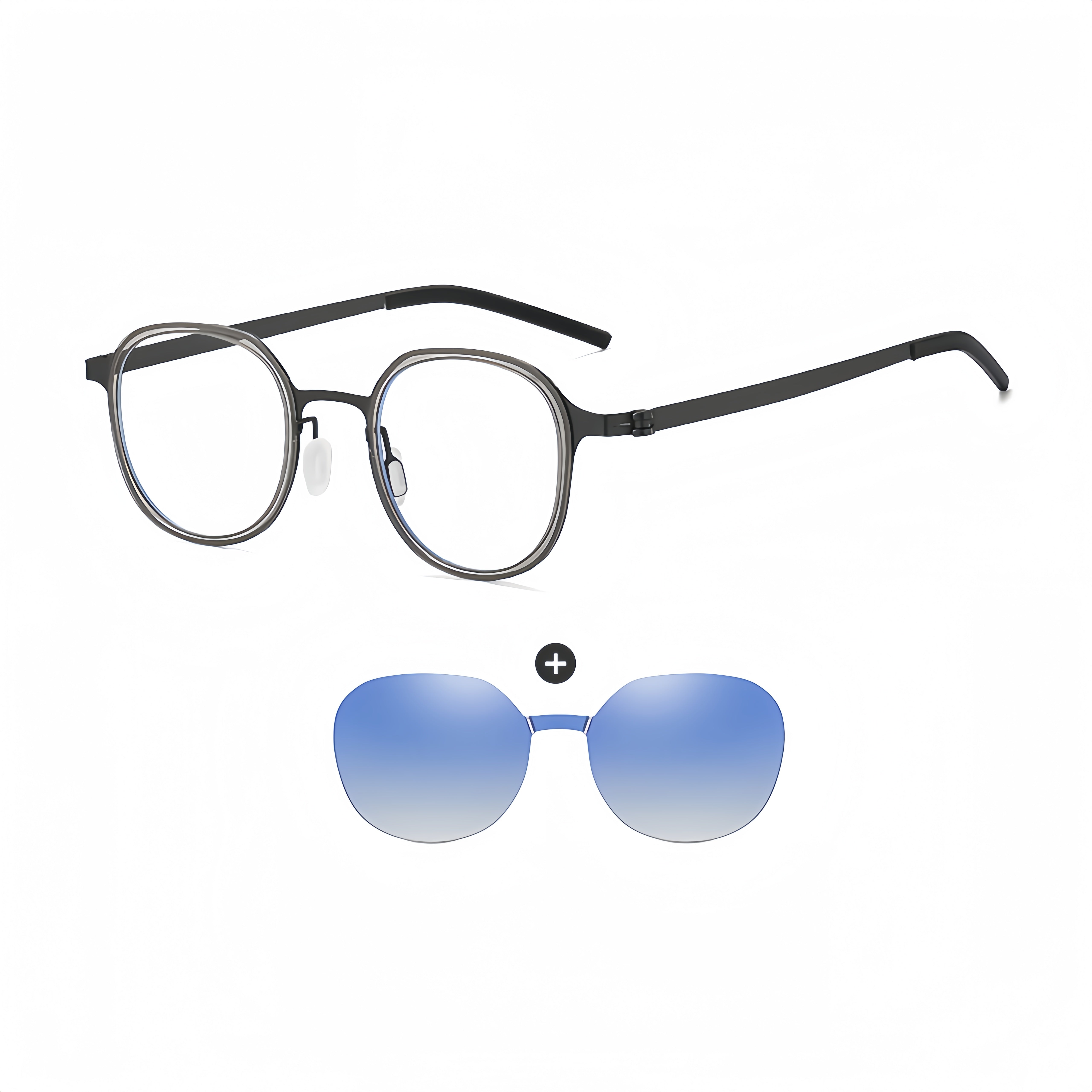 Ultra-Light Metal Prescription Frame