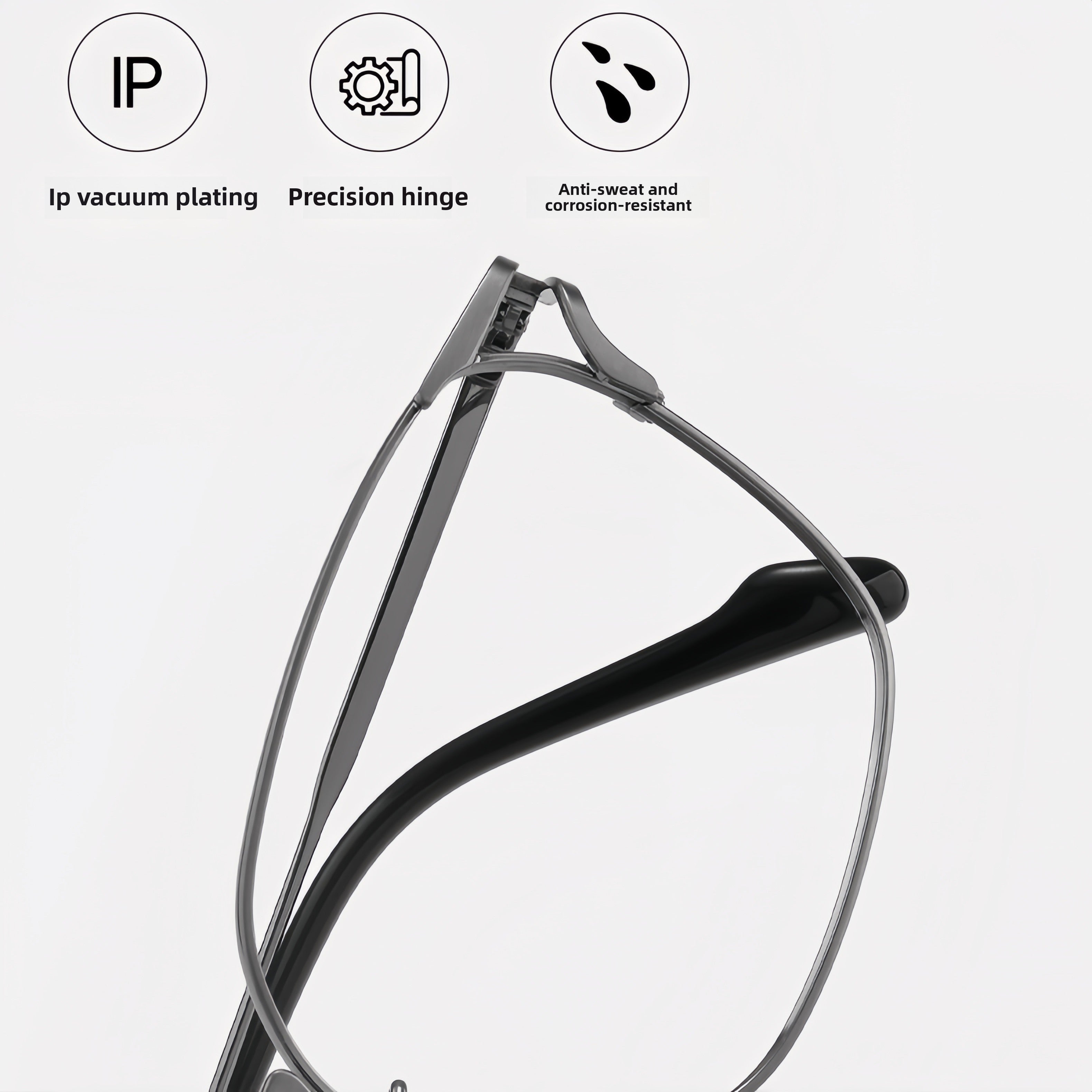 Men's pure titanium business glasses frame