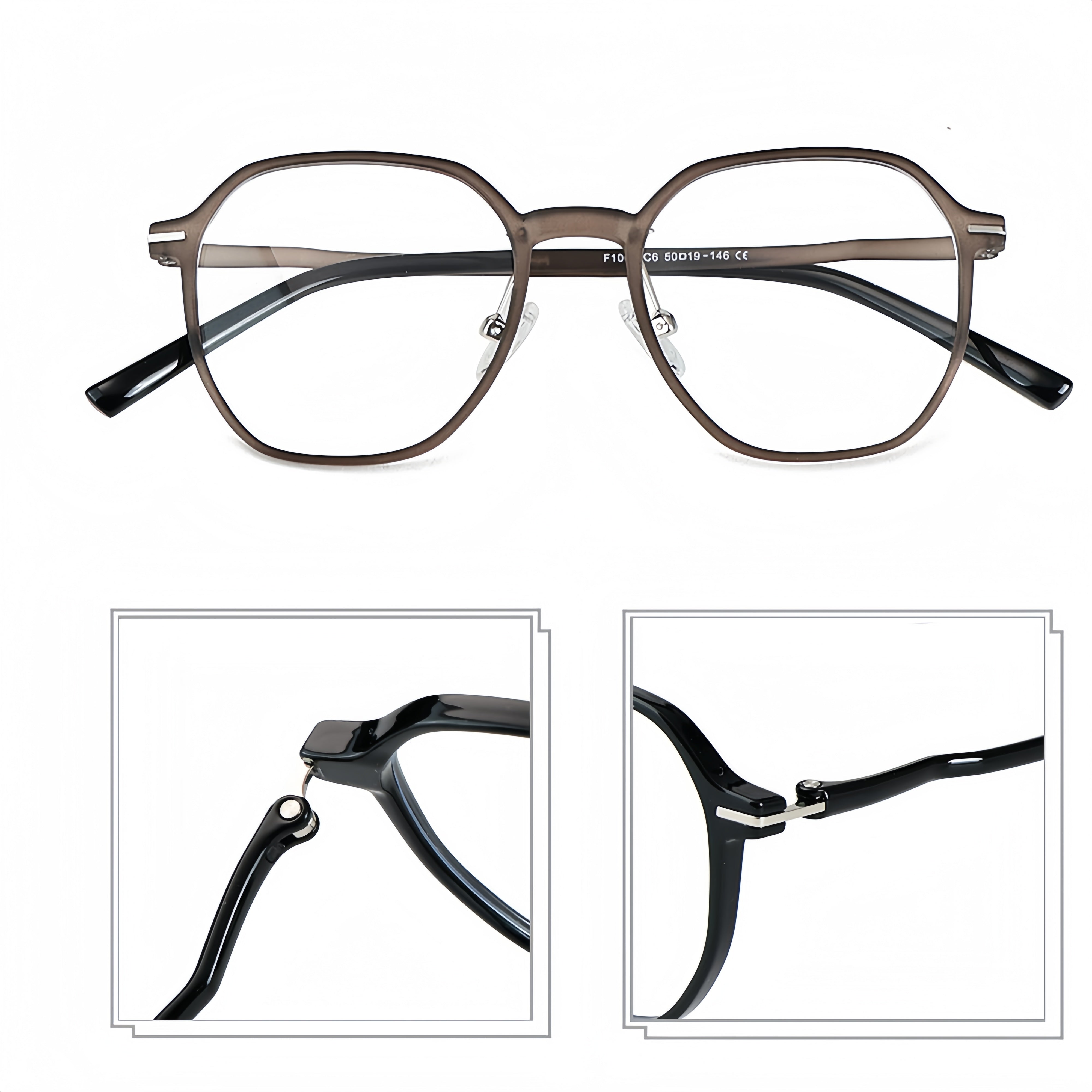 Unisex TR90 Ultra-Light Square Glasses Frame