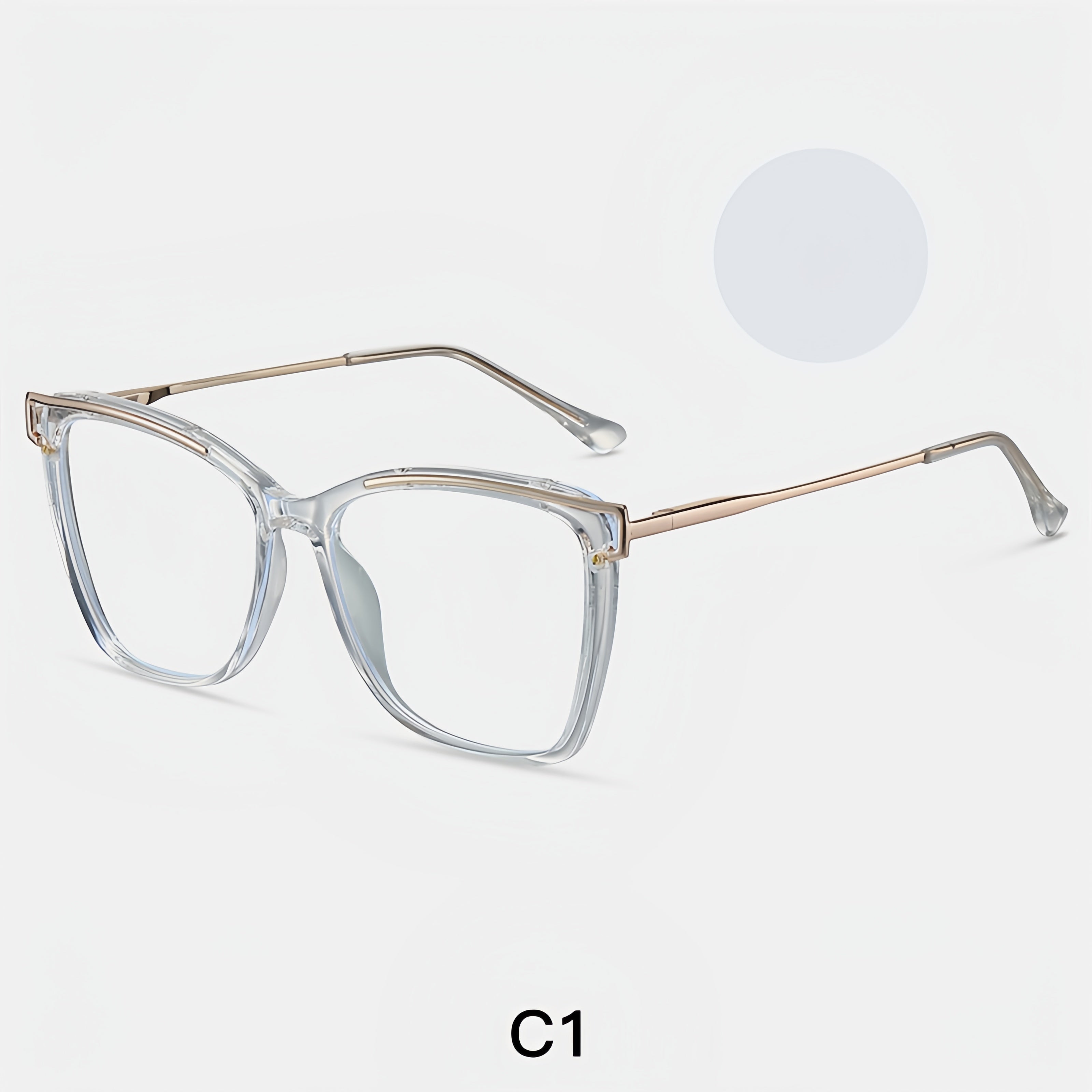 Women's TR90+ Metal Eyeglass Frame