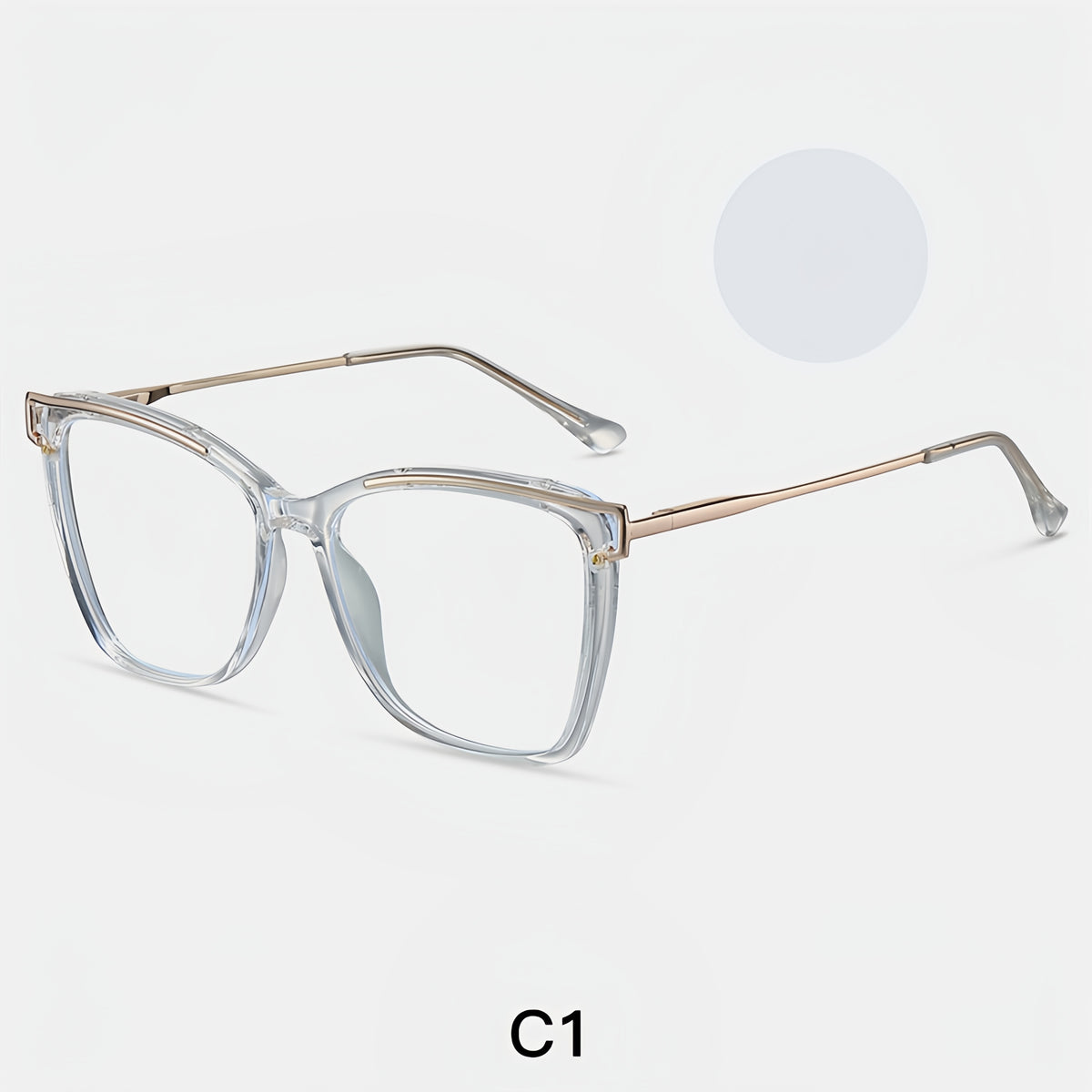 Women's TR90+ Metal Eyeglass Frame