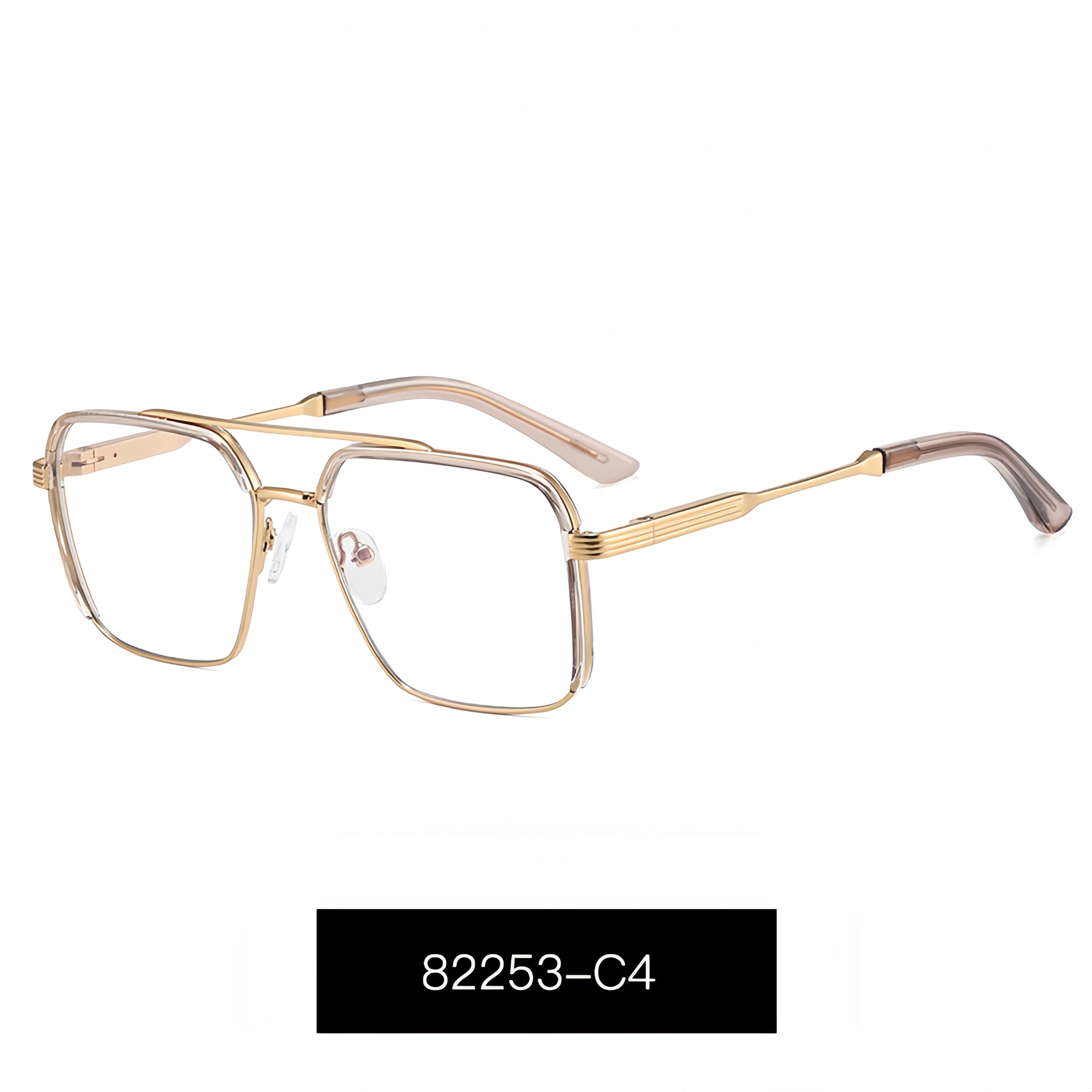 Men's Gold Acetate Optical Frames