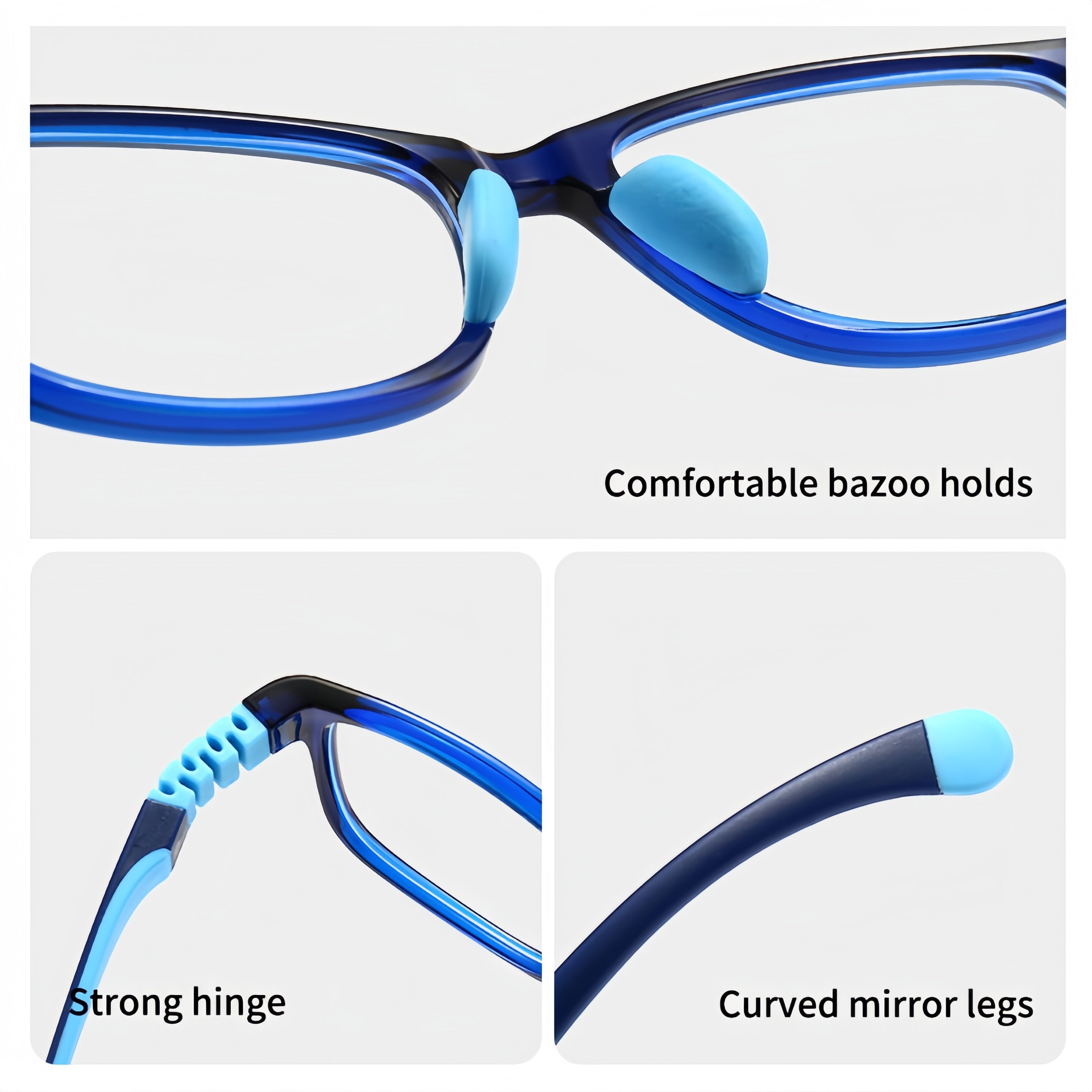Teen Fashion Silicone Prescription Glasses Frame