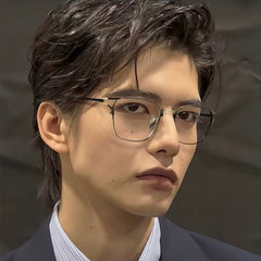 Men's pure titanium business glasses frame