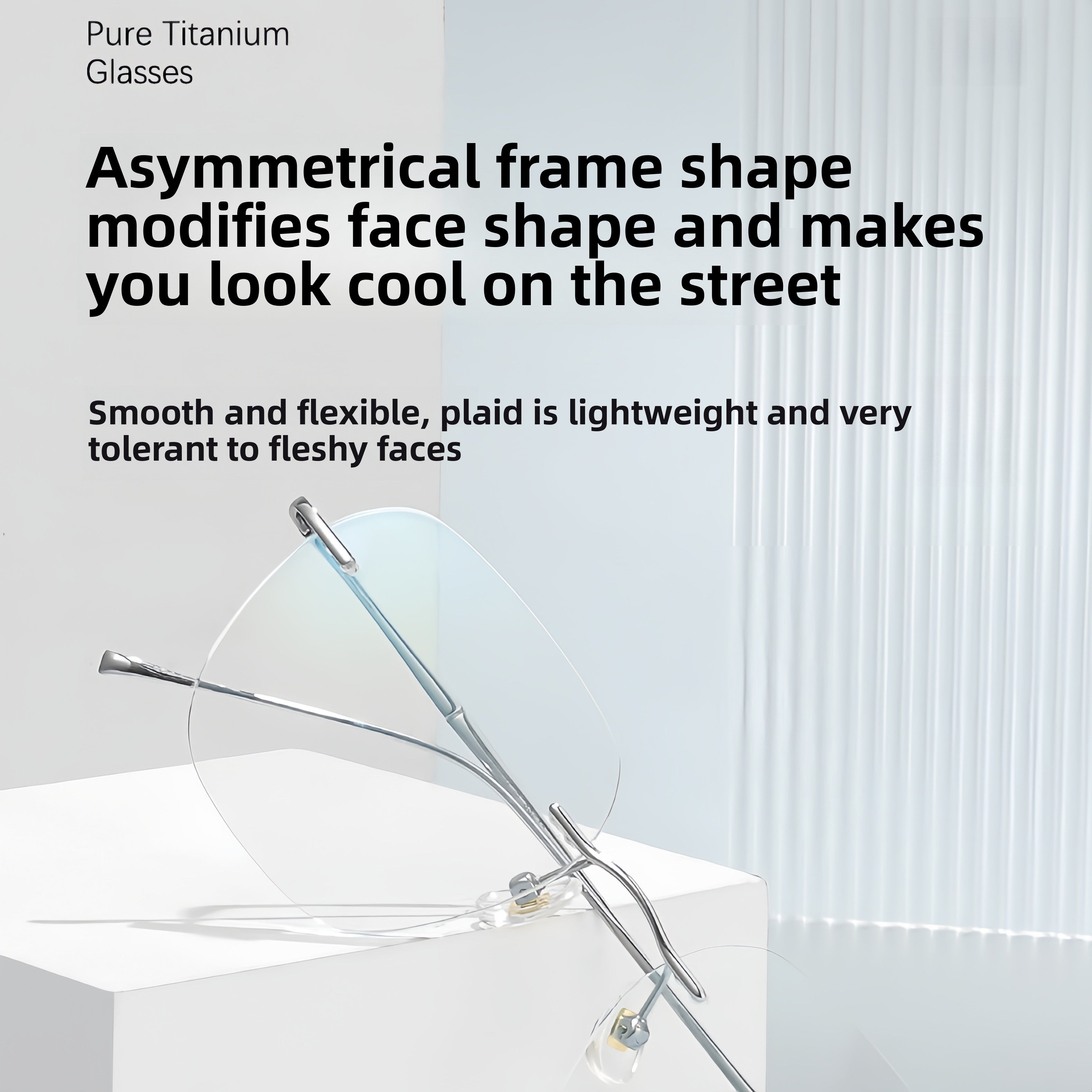Women's Ultra-Light Pure Titanium Glasses Frame