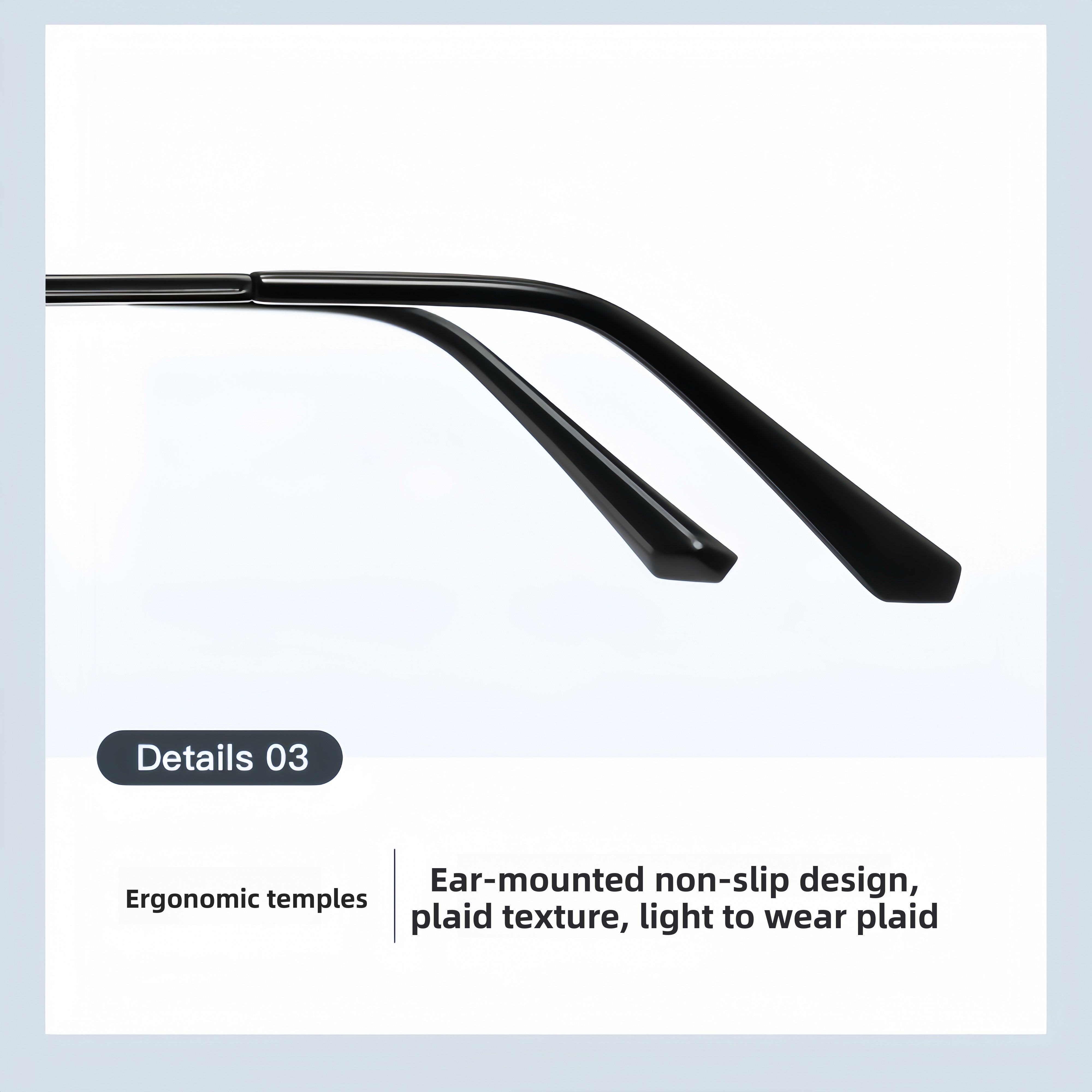 Men's Magnetic Clip-On Sunglasses + Prescription Glasses Frame