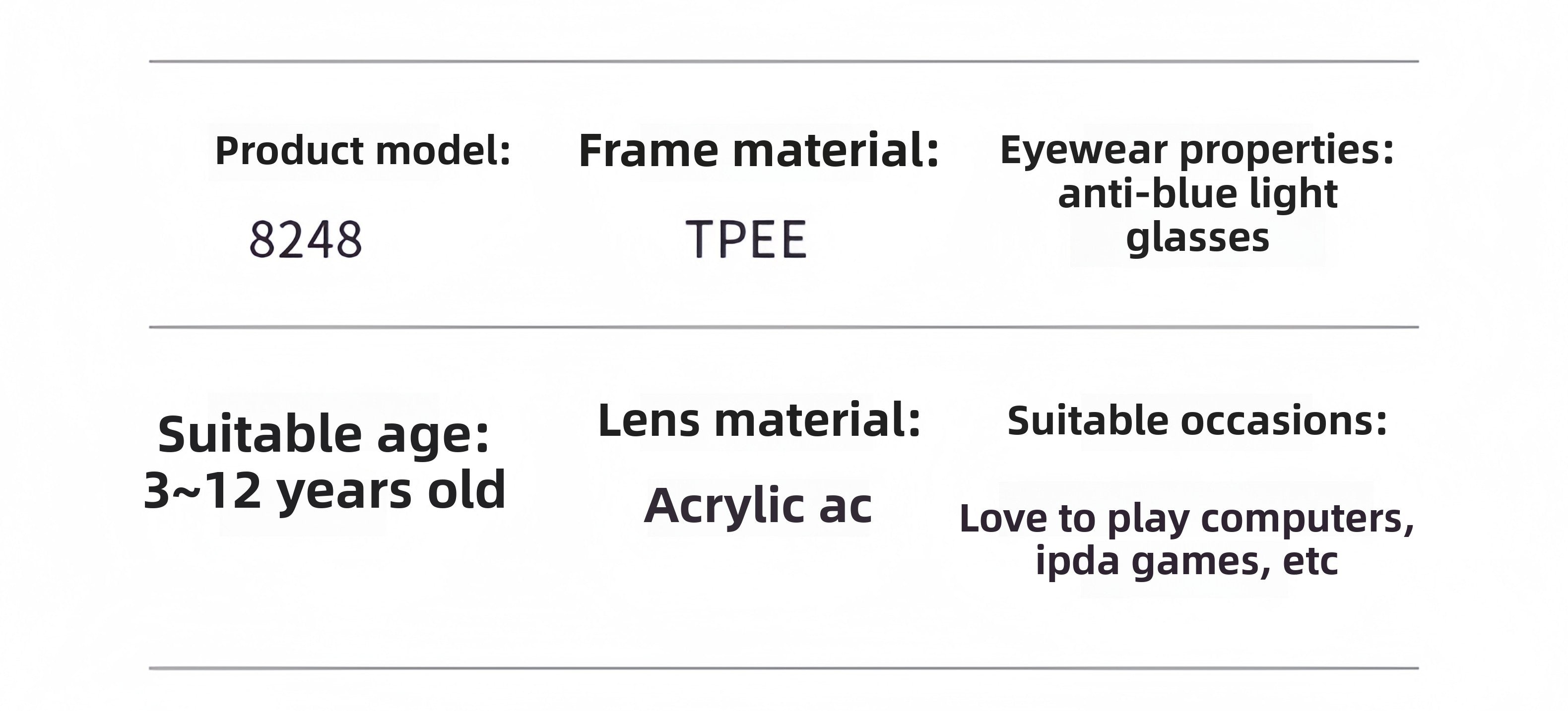 Kids' Silicone Eyeglass Frames