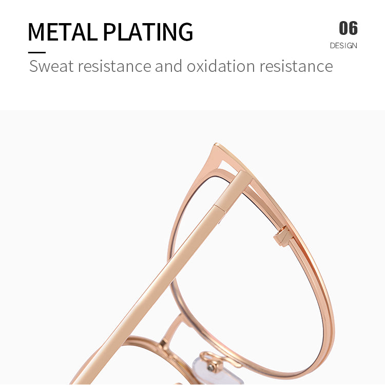 Women's casual cat eyeglass frame