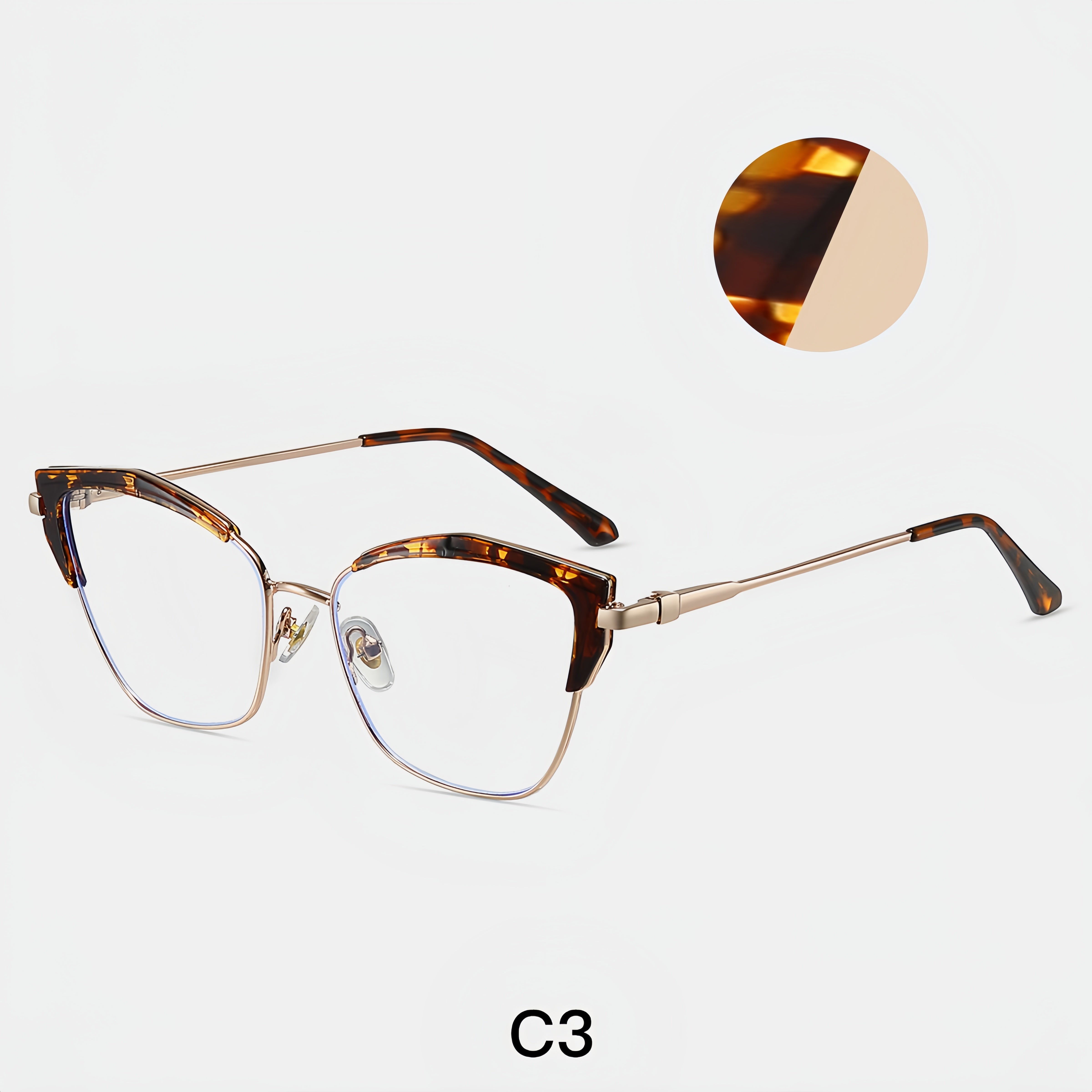 TR90 Metal Butterfly Glasses Frame
