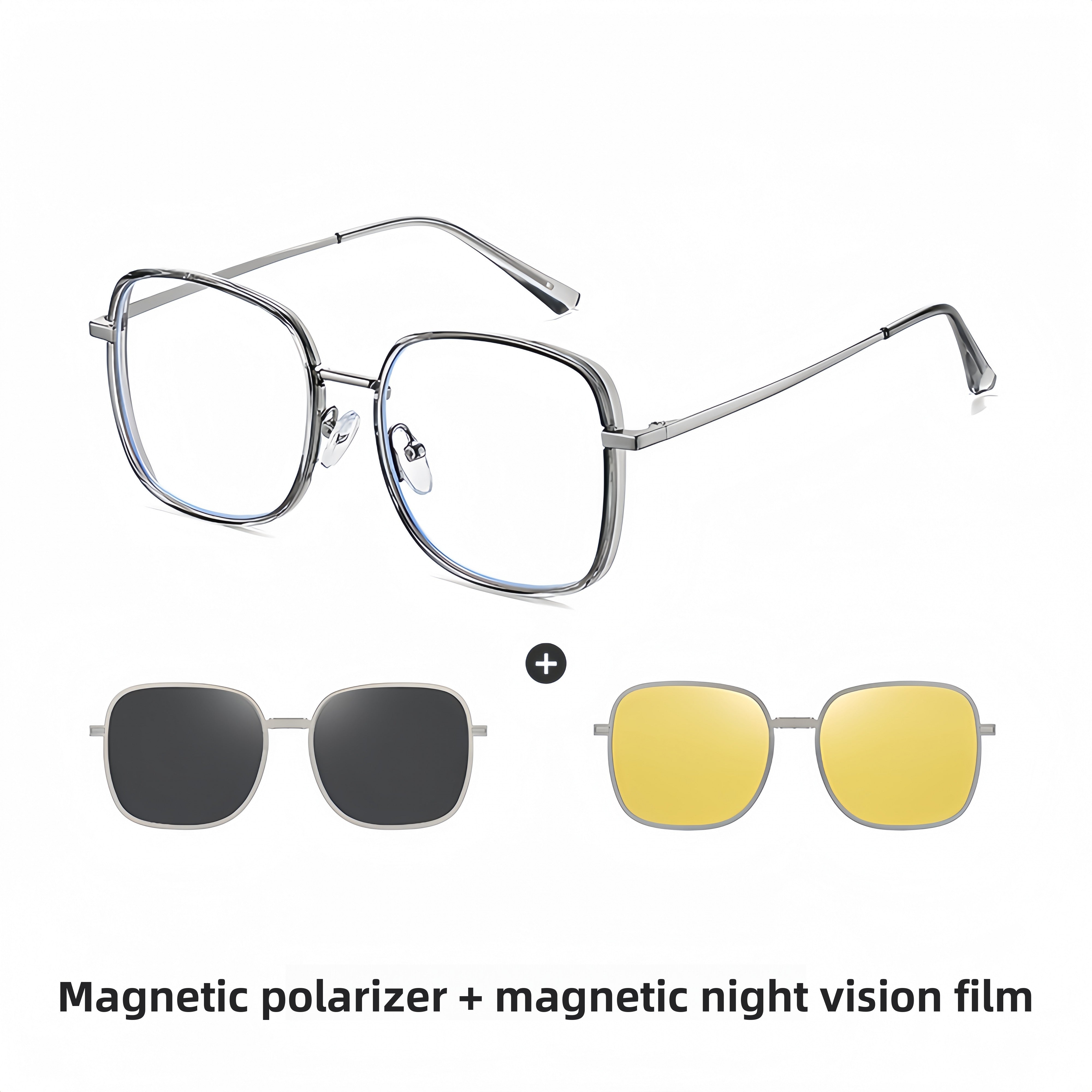Foldable Magnetic RX Frame with Clip-On System