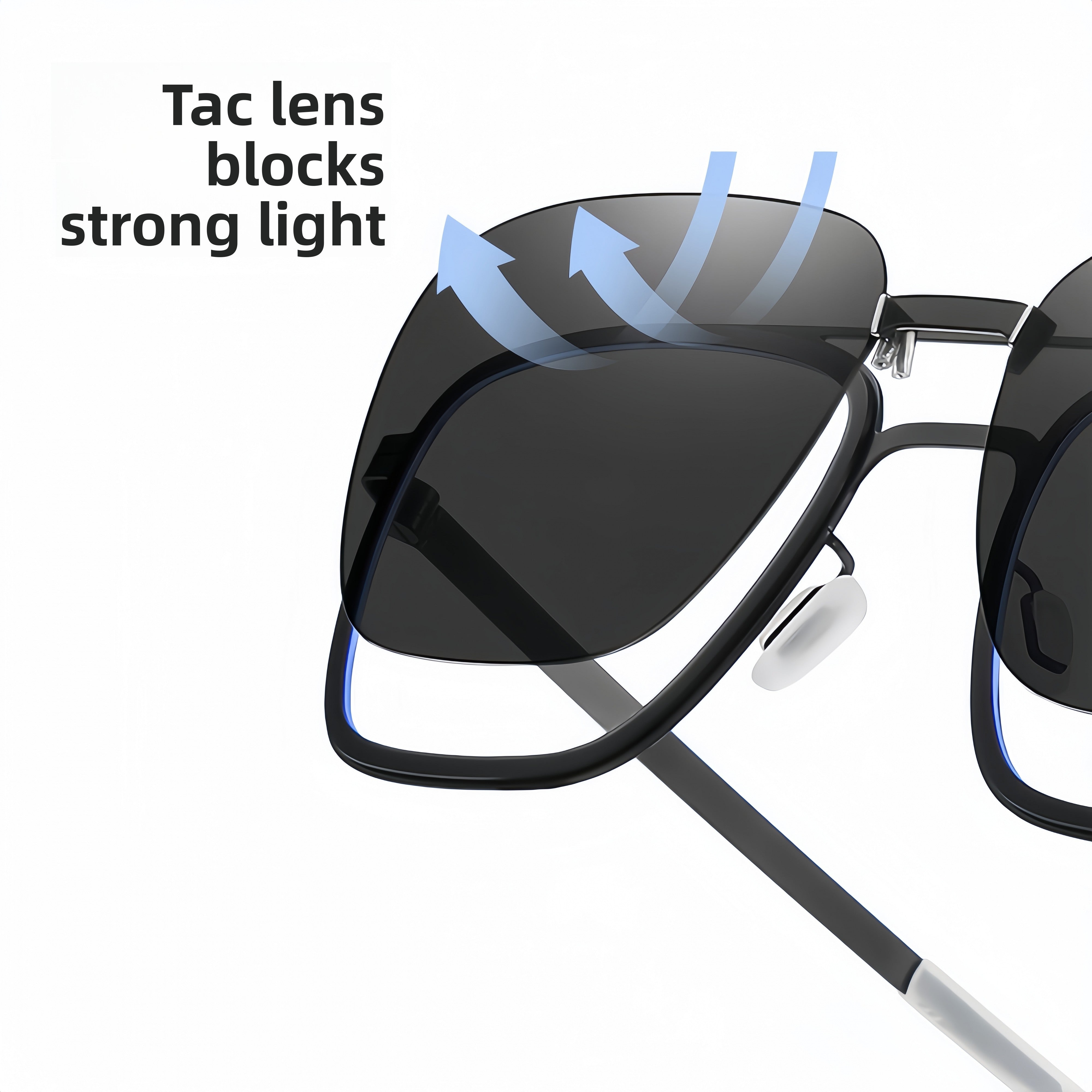 Clip-On Sunglasses Ultra Light - Screwless Prescription Frames