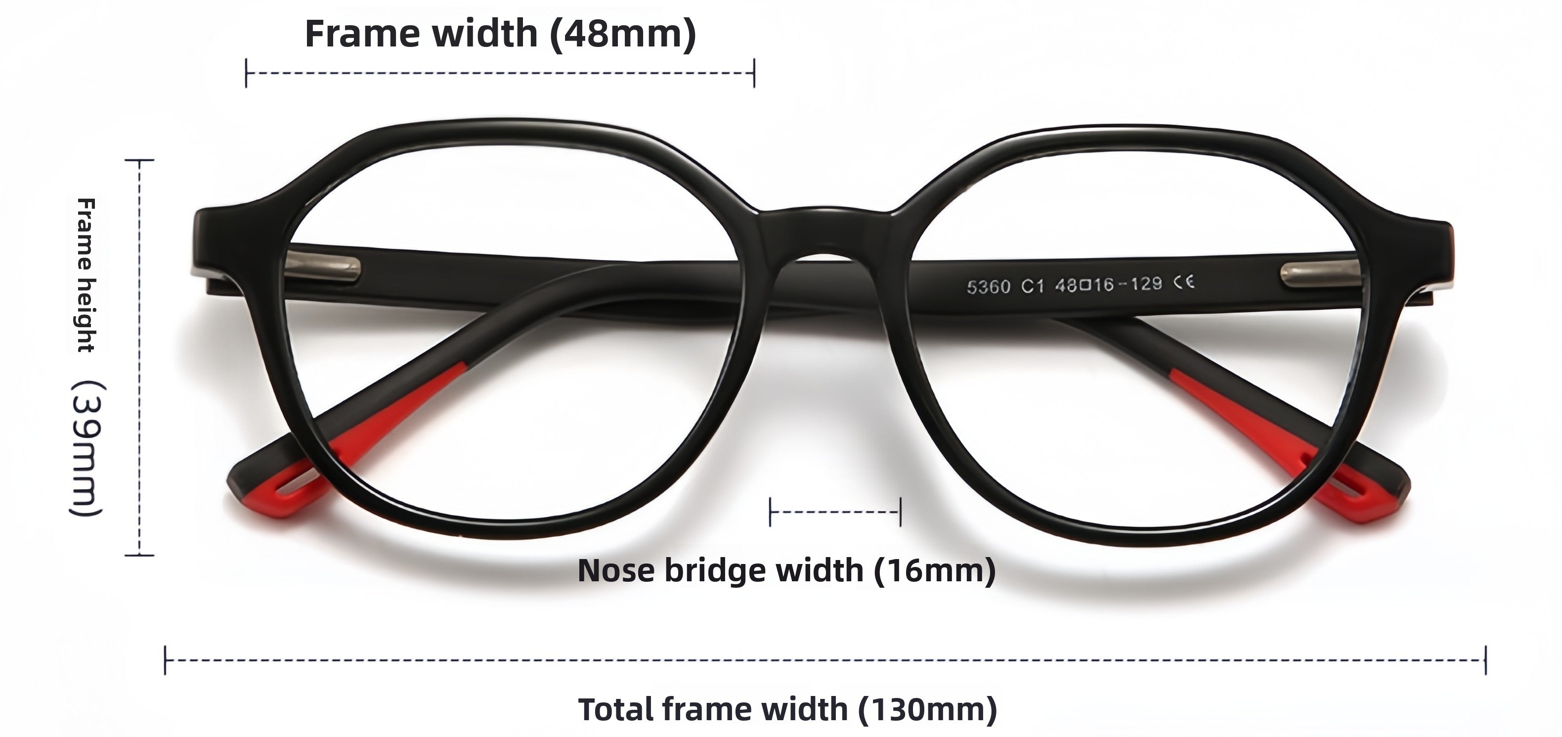 Full-Rim TR90 Soft Prescription Frame