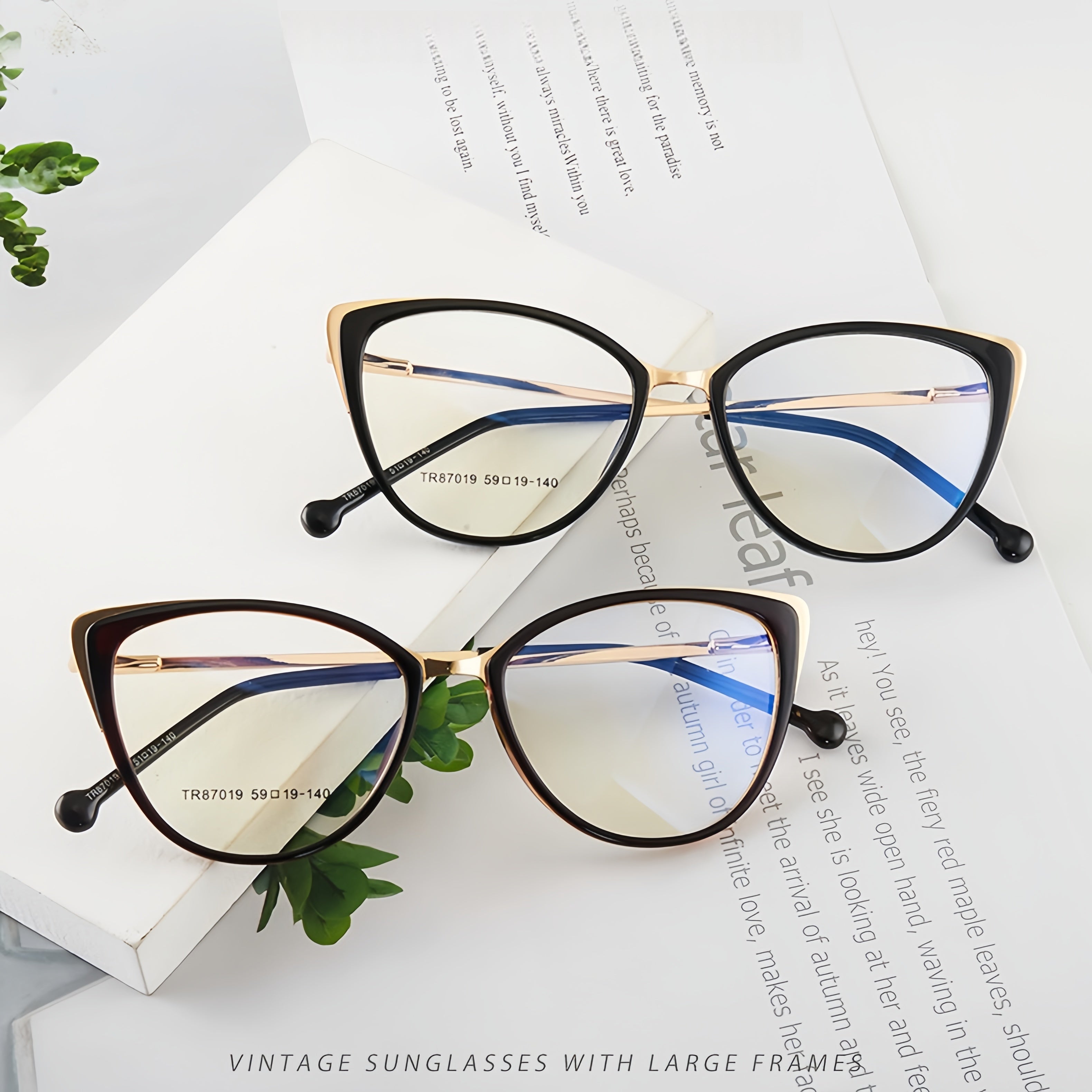 Women's TR90 Retro Cat-Eye Glasses