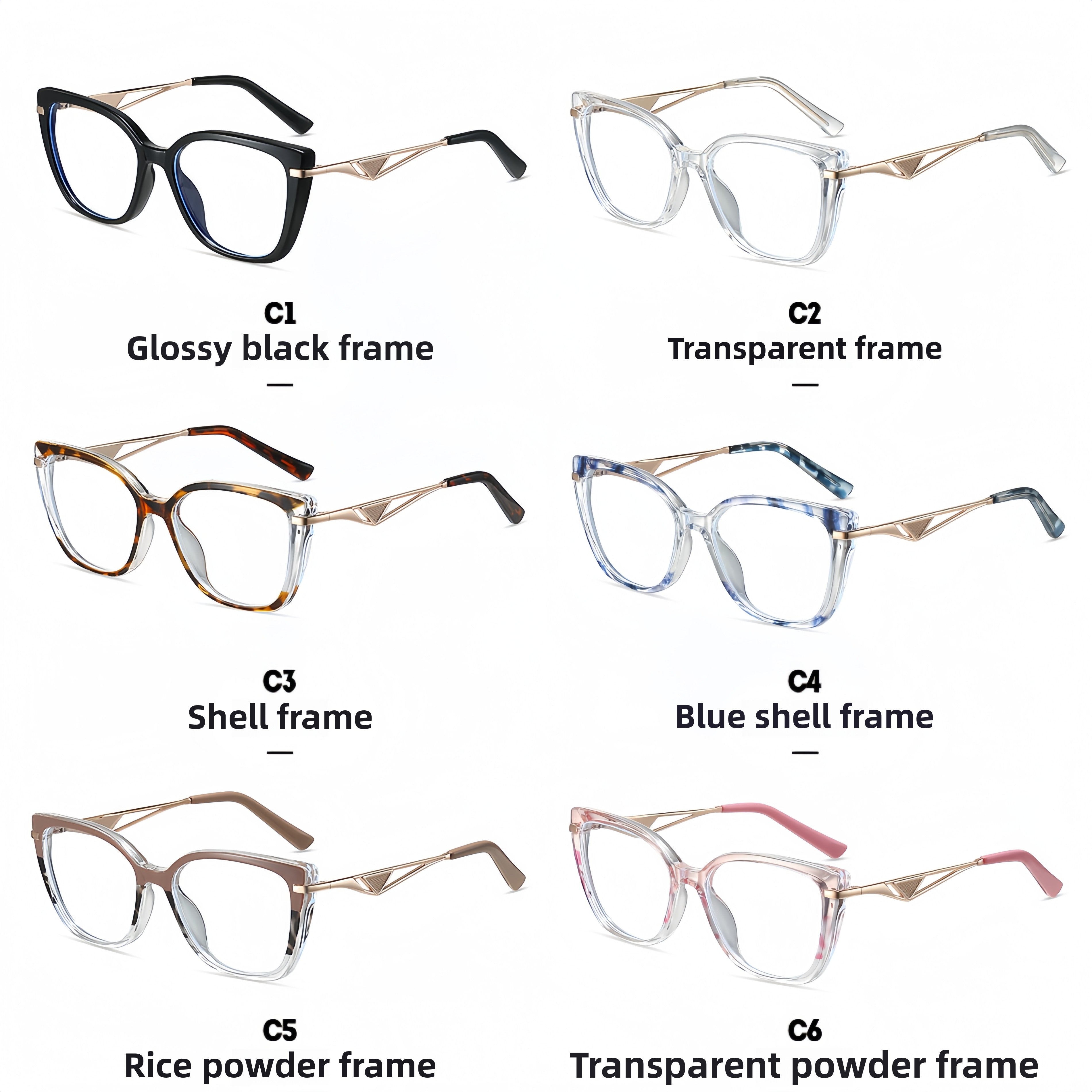 Women's TR90 Square Glasses Frames