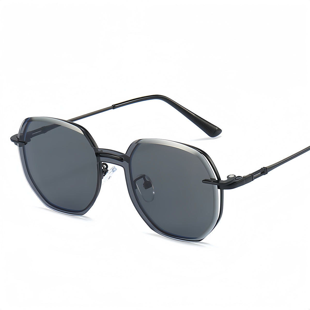 2-in-1 Magnetic Clip-on Prescription Sunglasses Frame