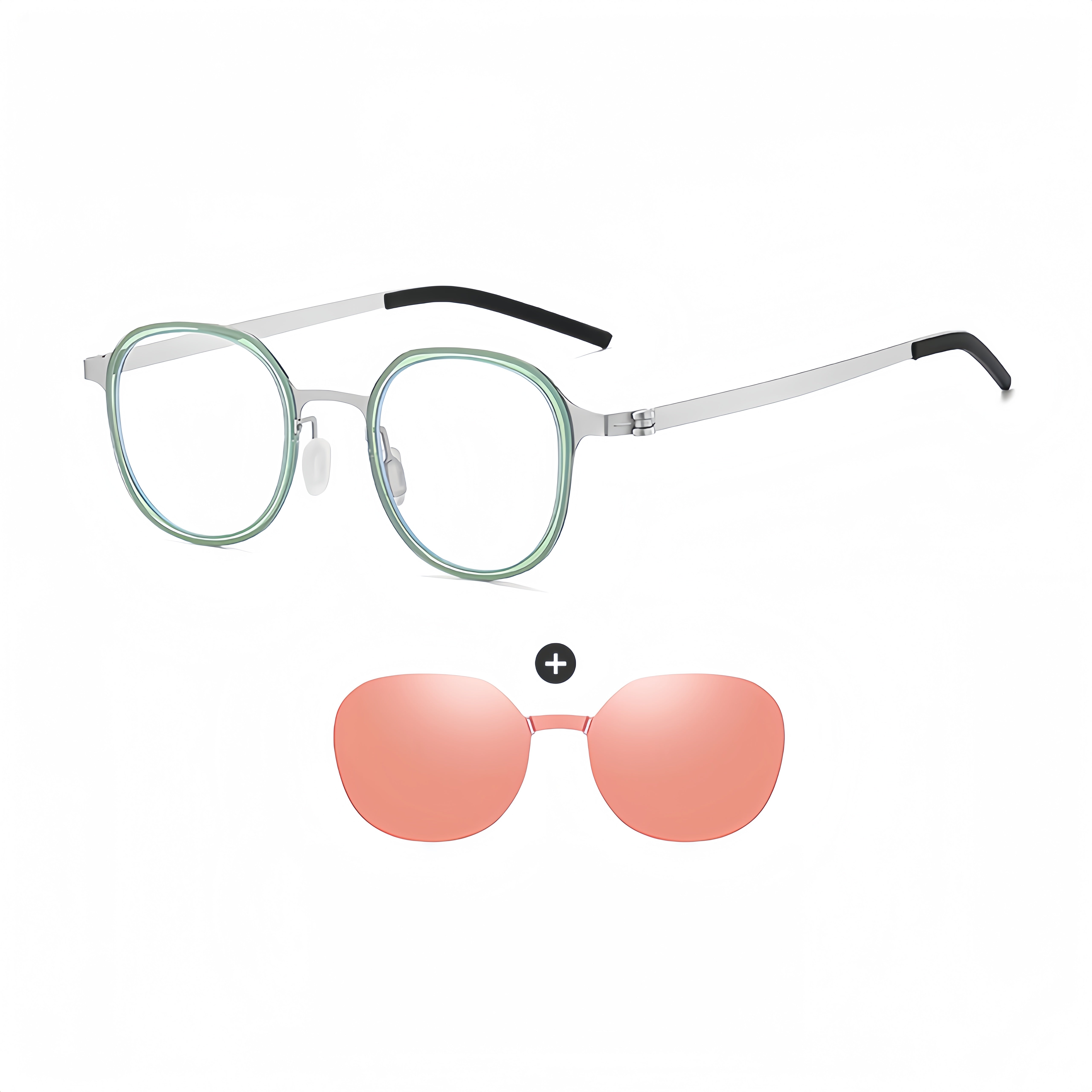 Ultra-Light Metal Prescription Frame