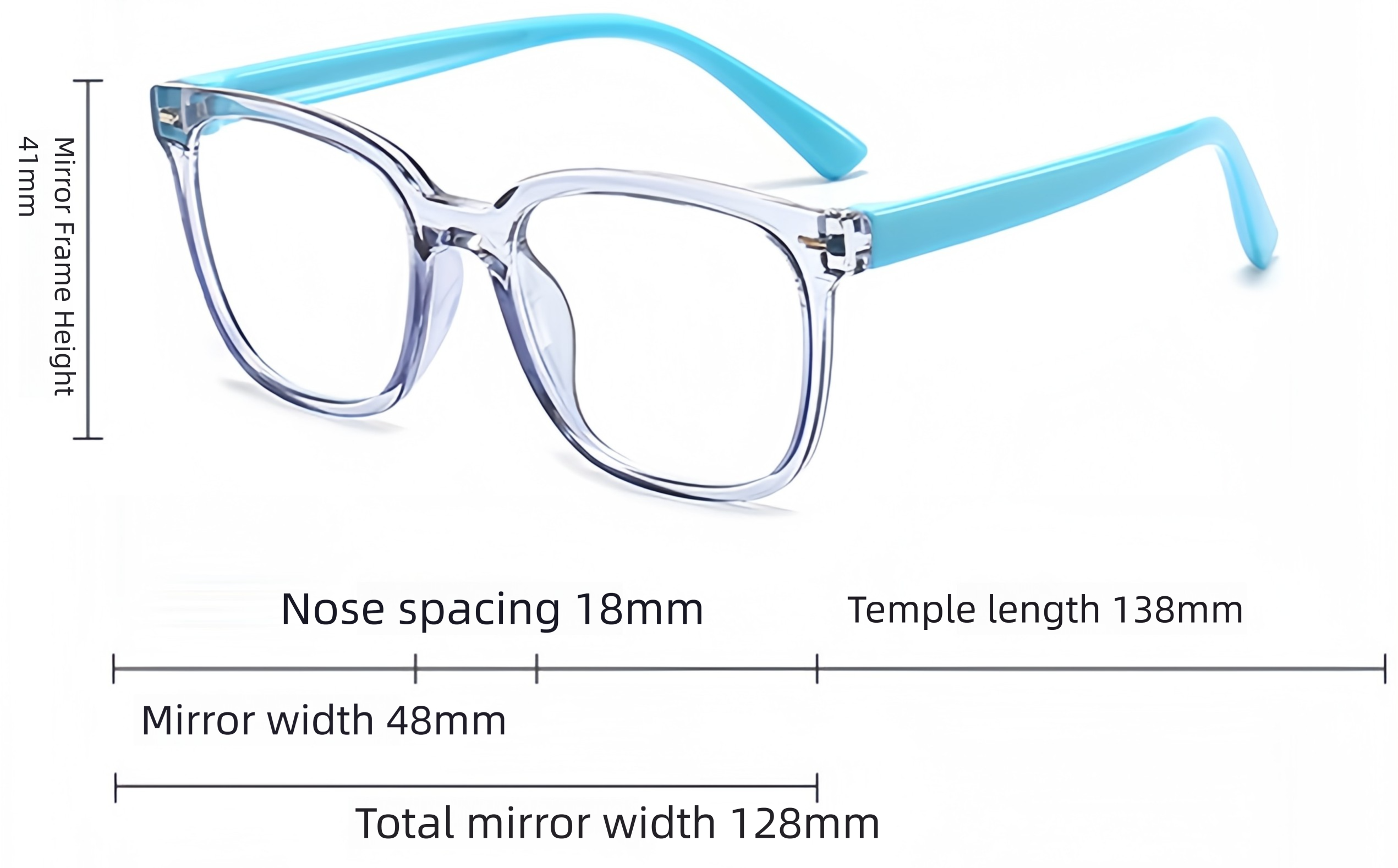 Oversized TR90 Prescription Frame