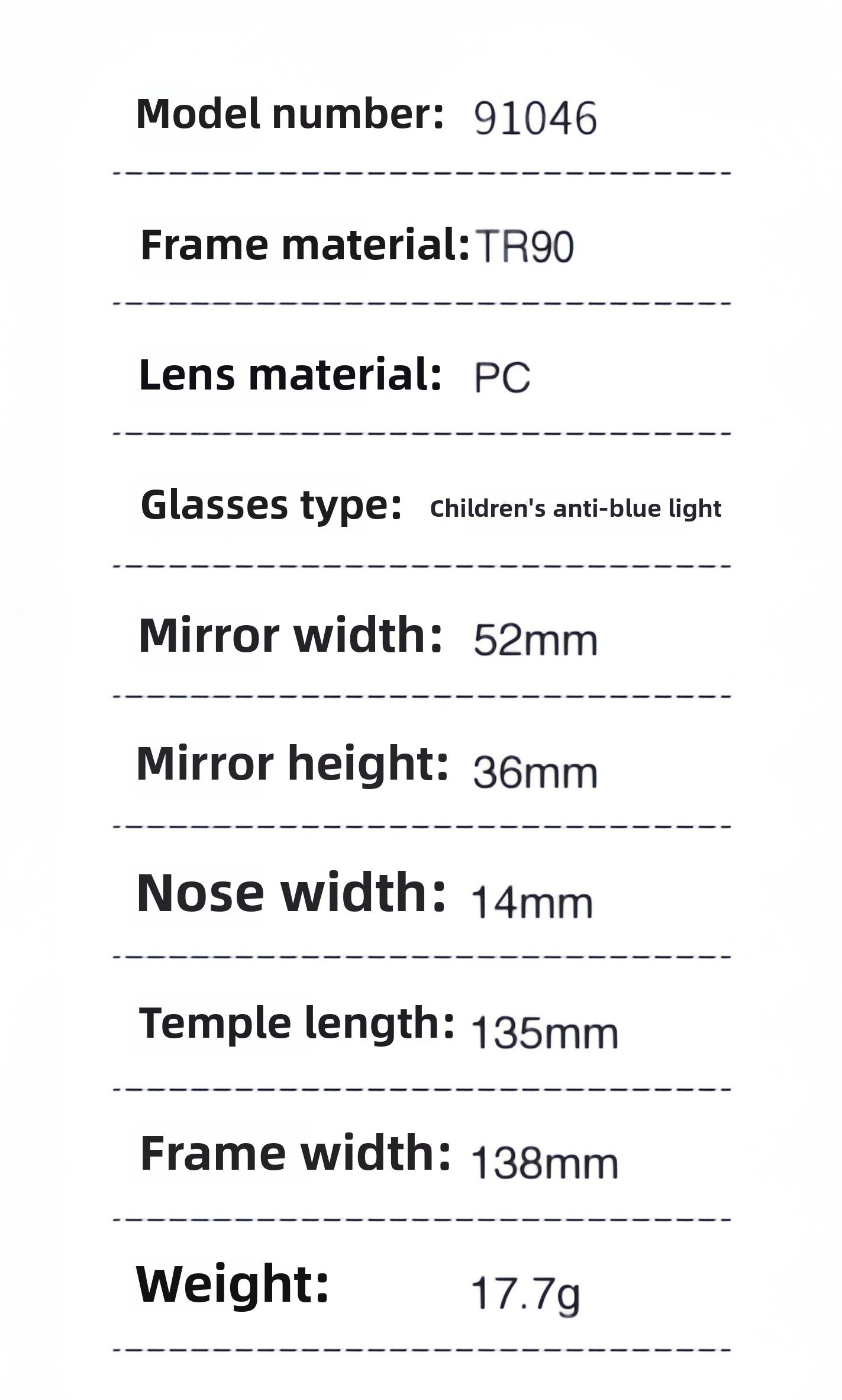 TR90 Kids' Fashionable Prescription Glasses Frames