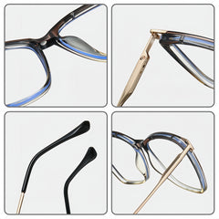 Women's TR90+ Metal Eyeglass Frame