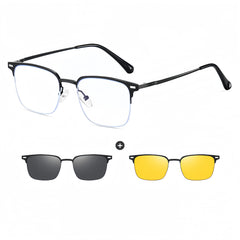 Men's 3-in-1 Eyebrow Line Glasses Frame