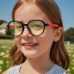 Fashionable Silicone Prescription Eyewear for Children