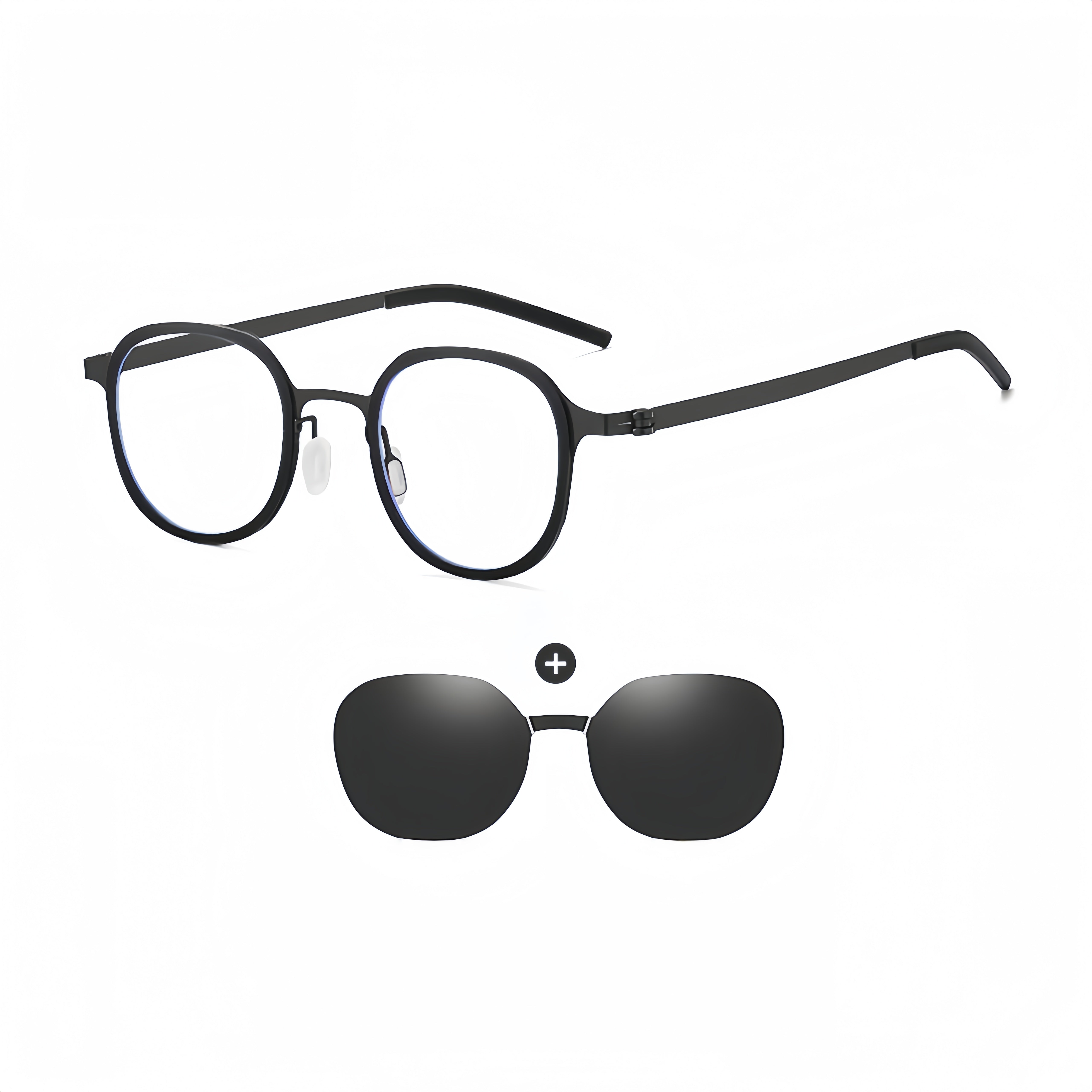Ultra-Light Metal Prescription Frame