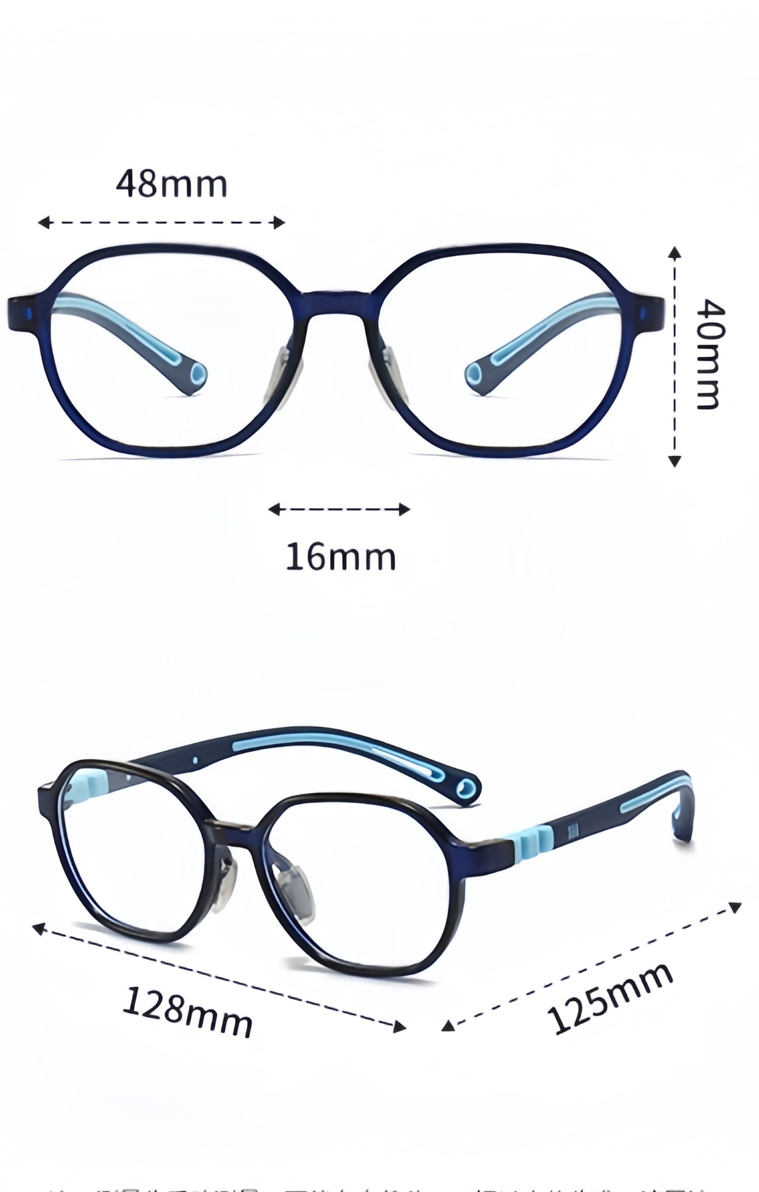 Oval Kids & Teens Eyeglasses Frame