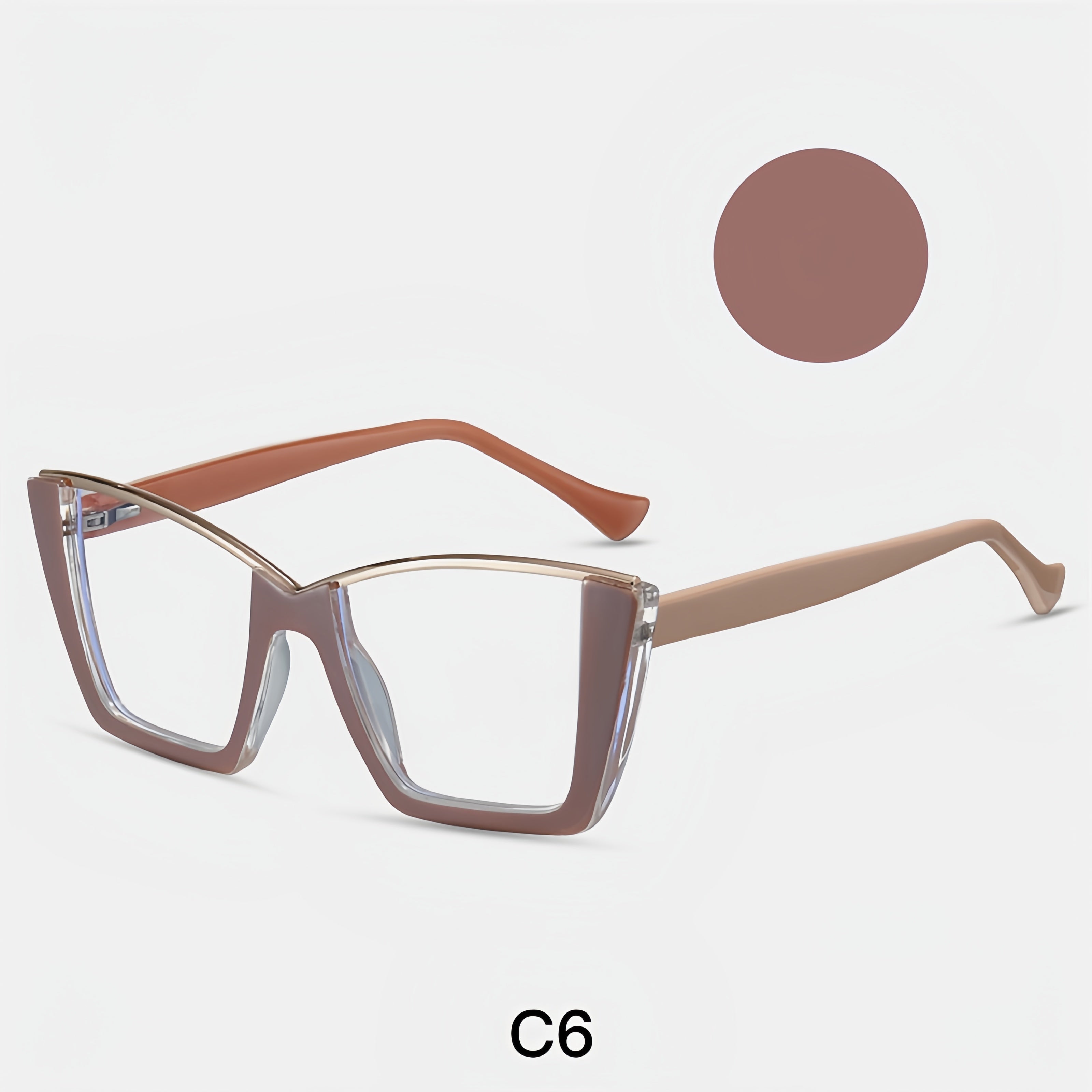 Women's Square TR90 Glasses Frames