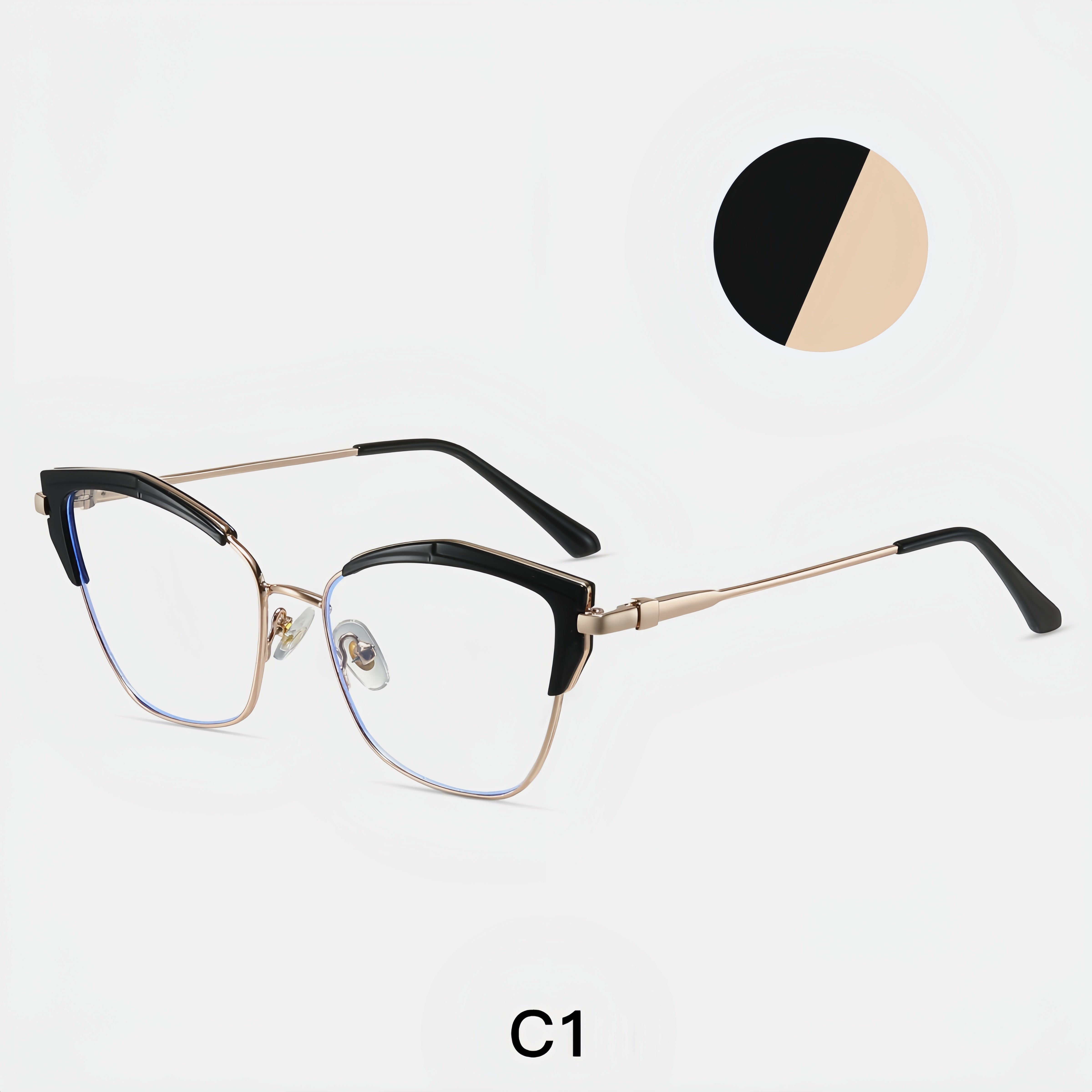 TR90 Metal Butterfly Glasses Frame