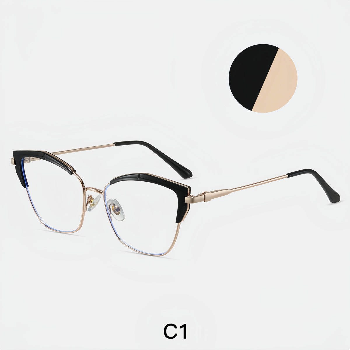 TR90 Metal Butterfly Glasses Frame