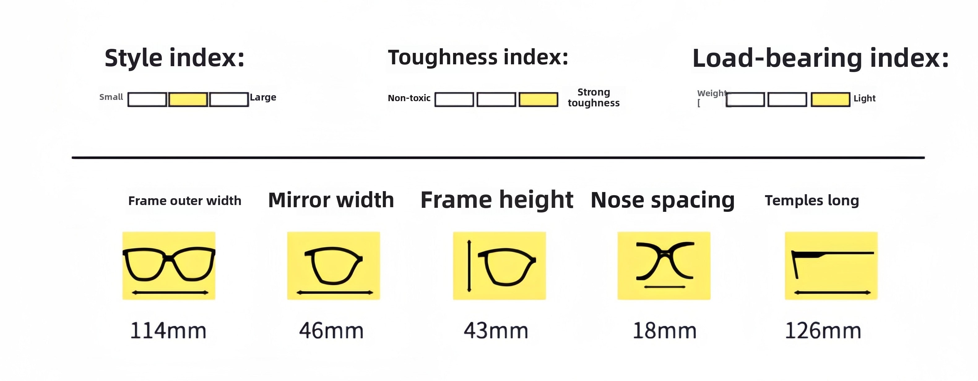 Kids' silicone glasses frame with safety & fun
