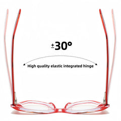 Women's TR90 Square Leopard Print Eyeglass Frames